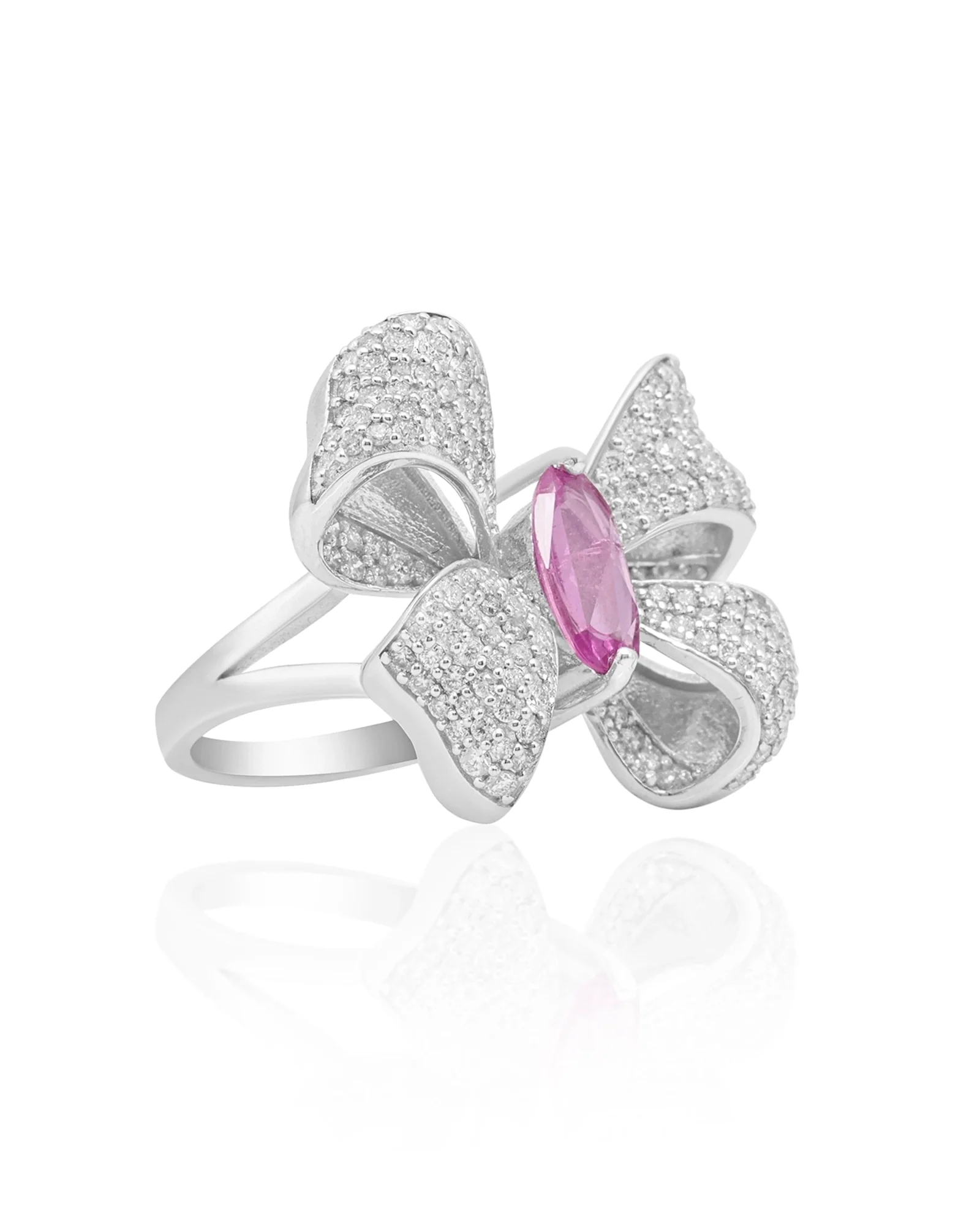 Blush Bow Ring - Image 3