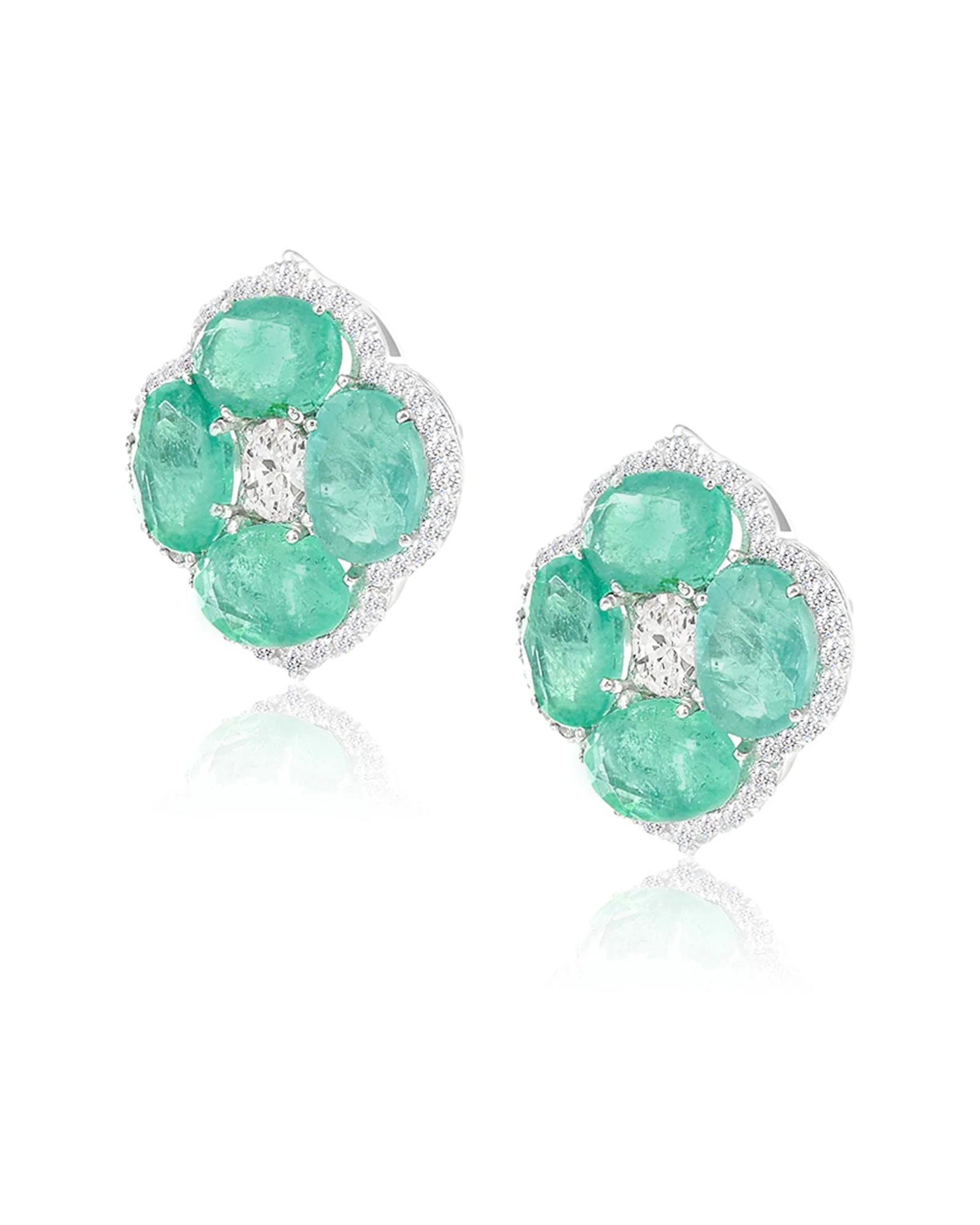Calliope Mini Emerald Studs - Image 3