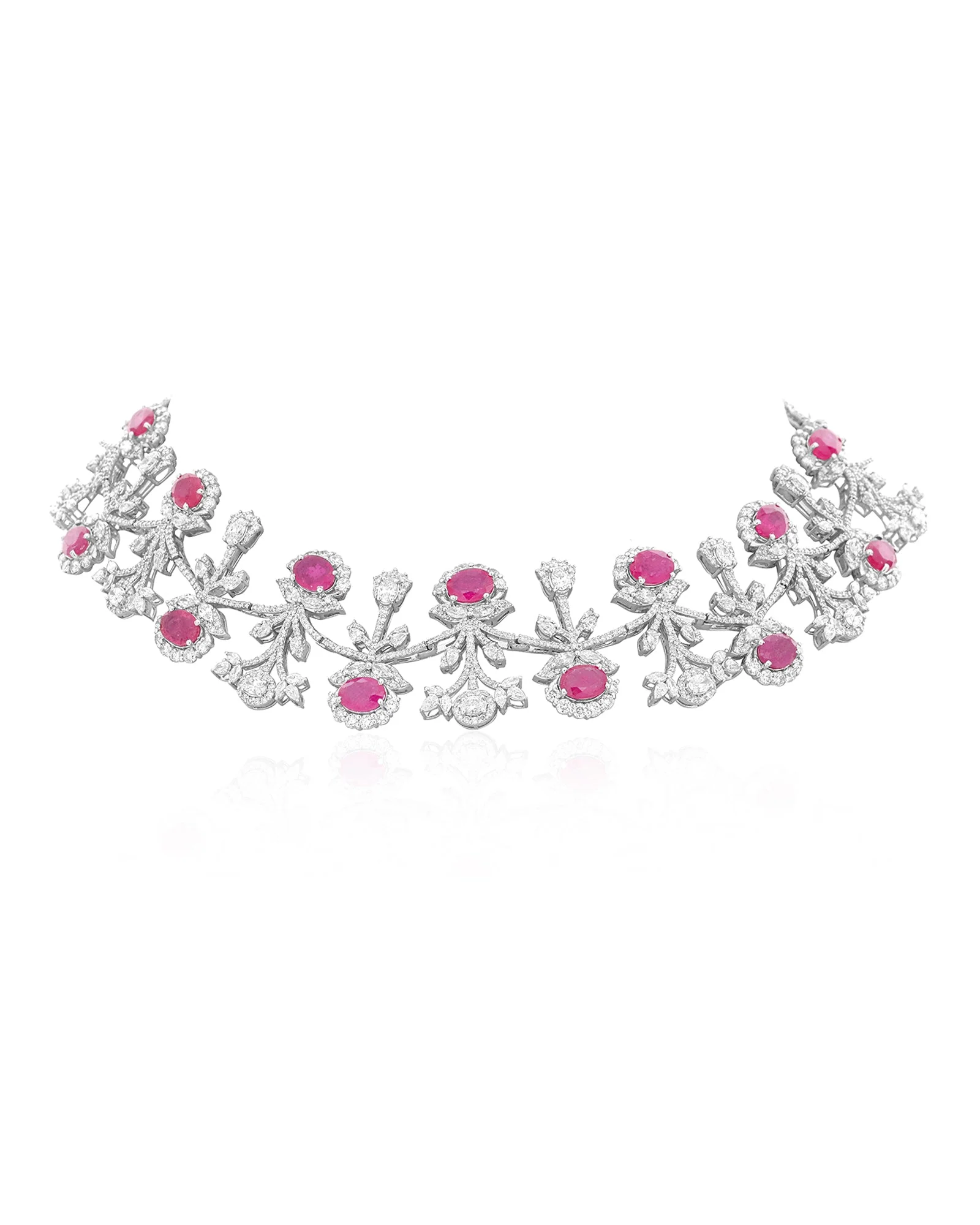 Corset Code Ruby Necklace