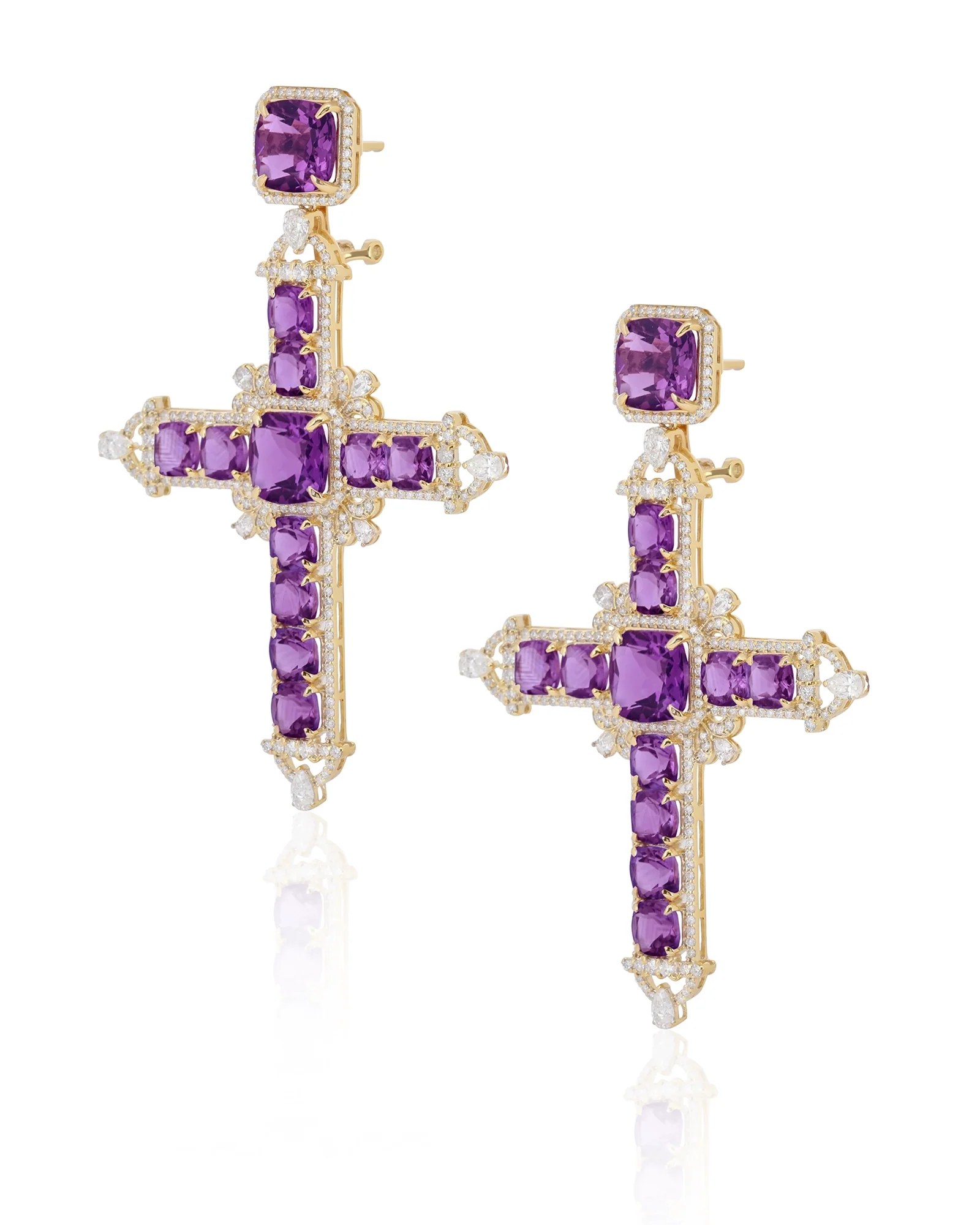 Cross My Heart Earrings - Image 3