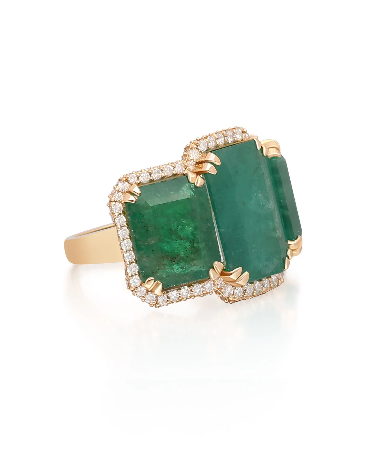 Crown Emerald Ring - Image 4