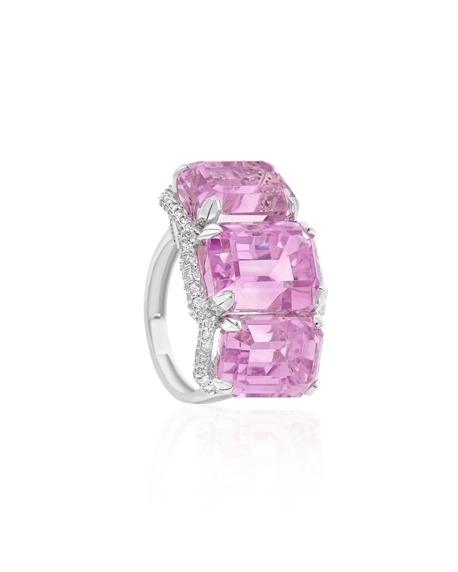 Crown Kunzite Ring - Image 5