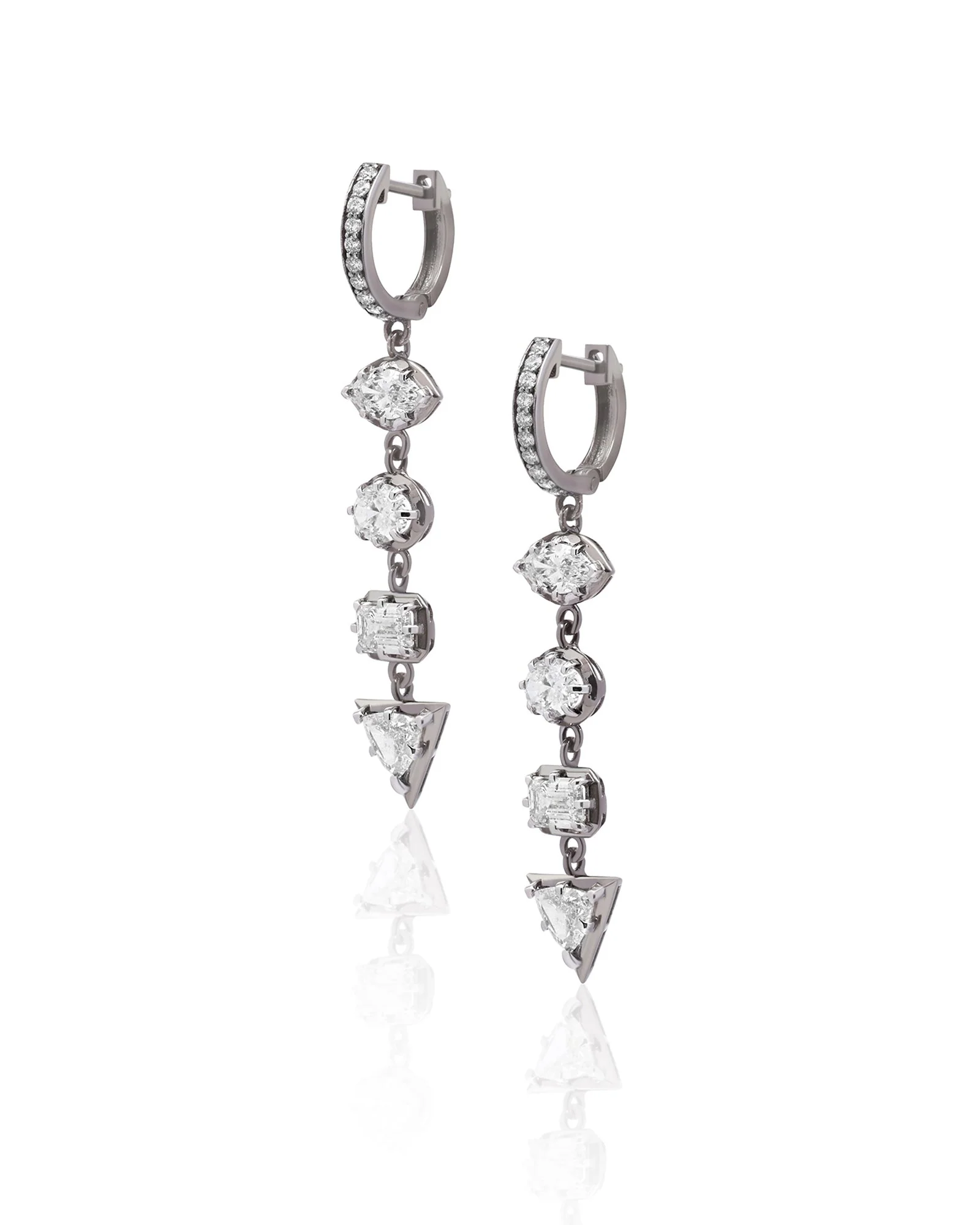 Diamond Dripout Earrings - Image 3