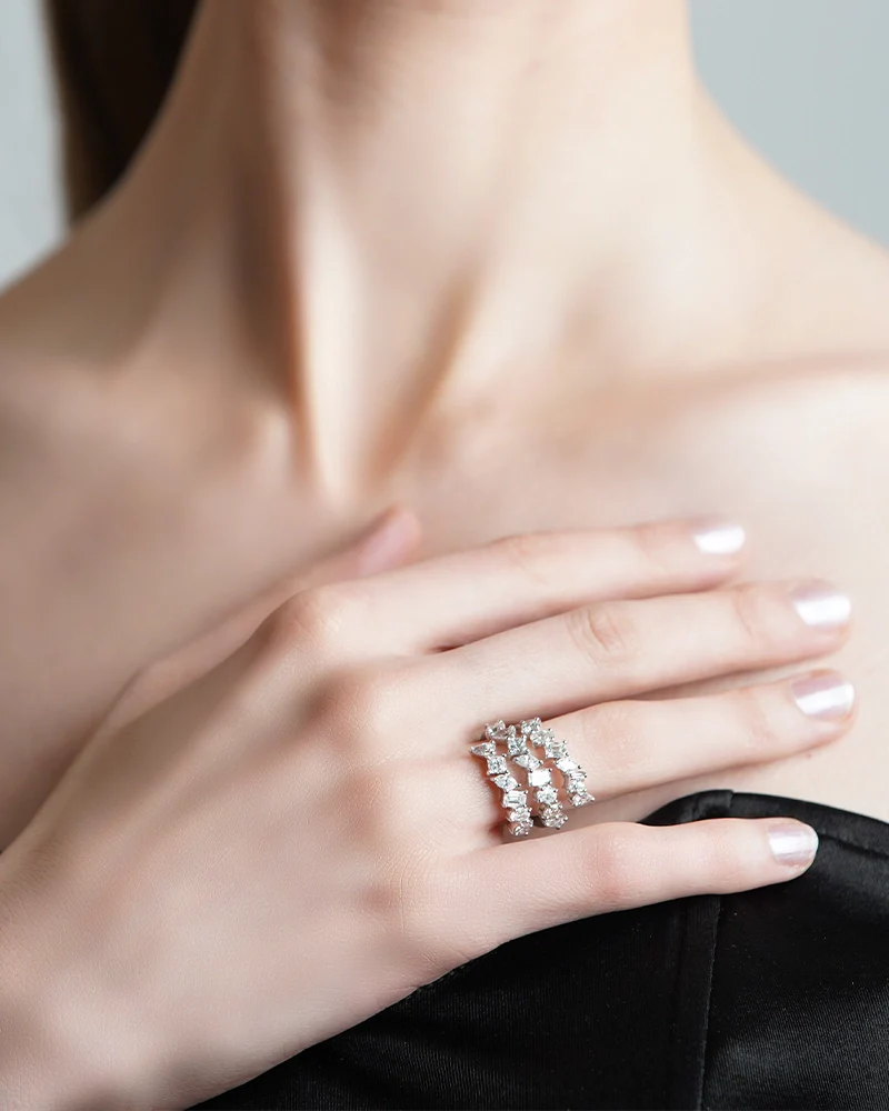 Diamond Swirl Ring - Image 3