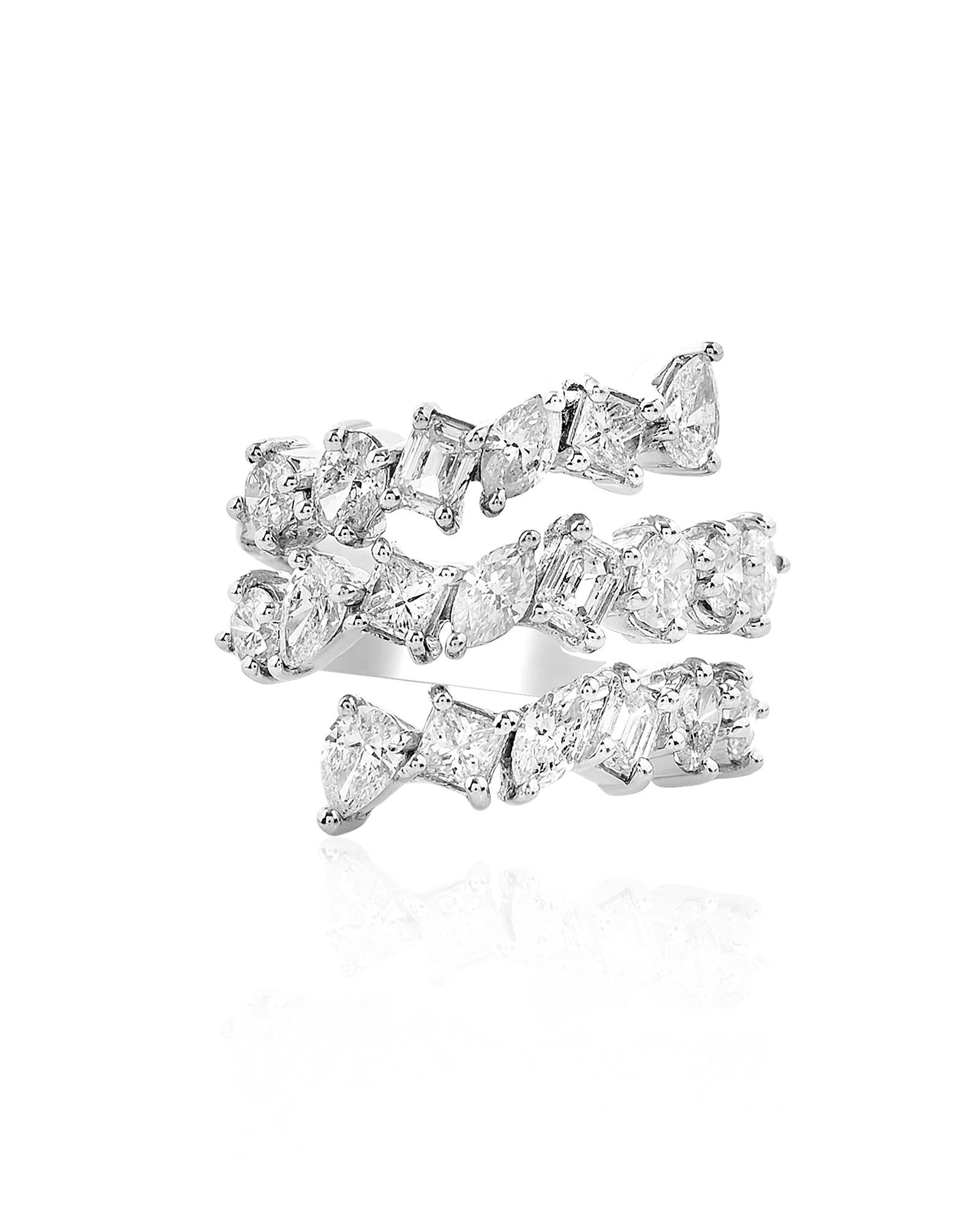 Diamond Swirl Ring - Image 4
