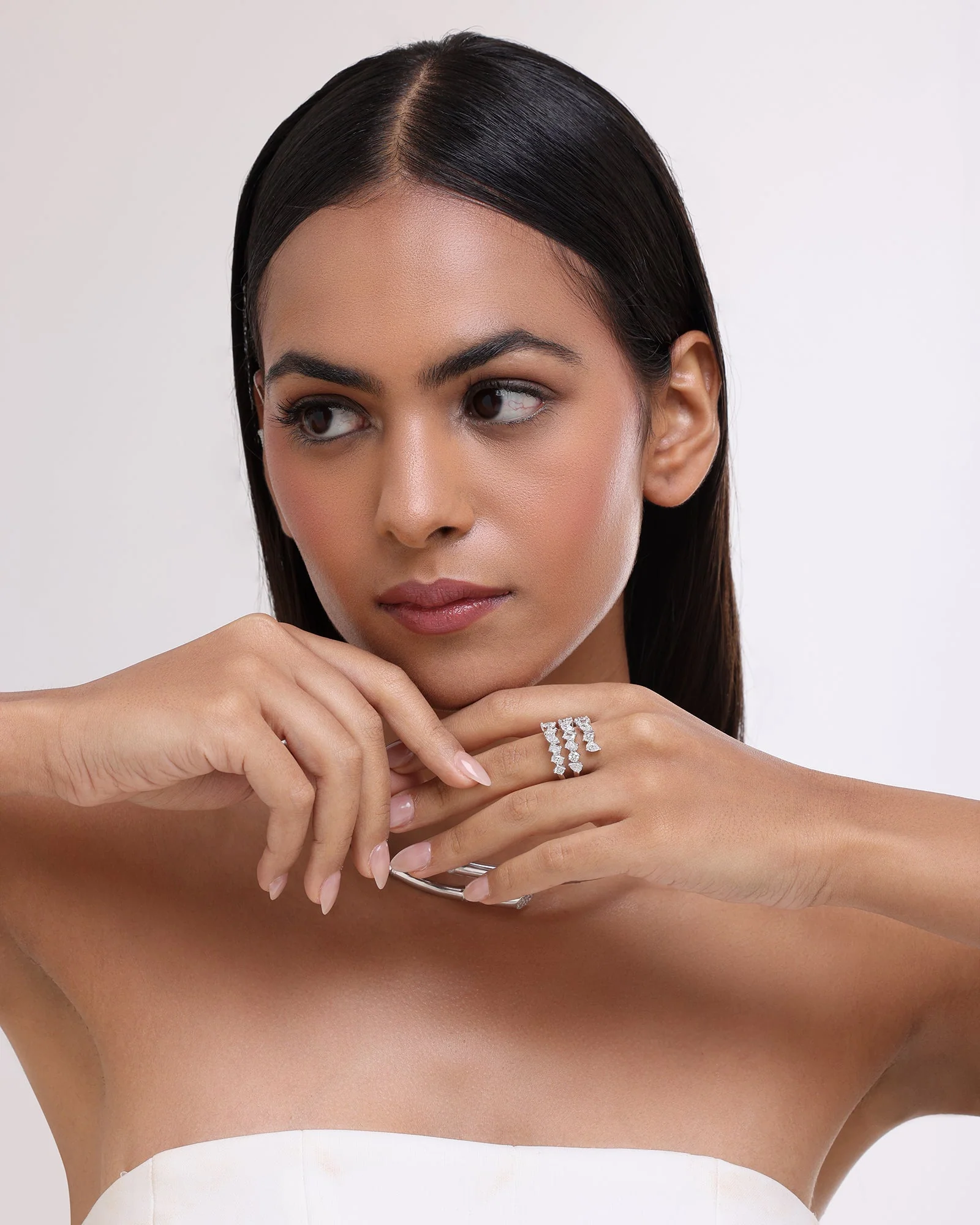 Diamond Swirl Ring - Image 6