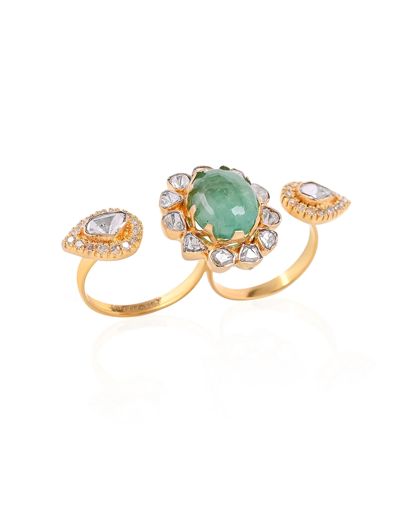 Double The Fun Ring (Emerald) - Image 4