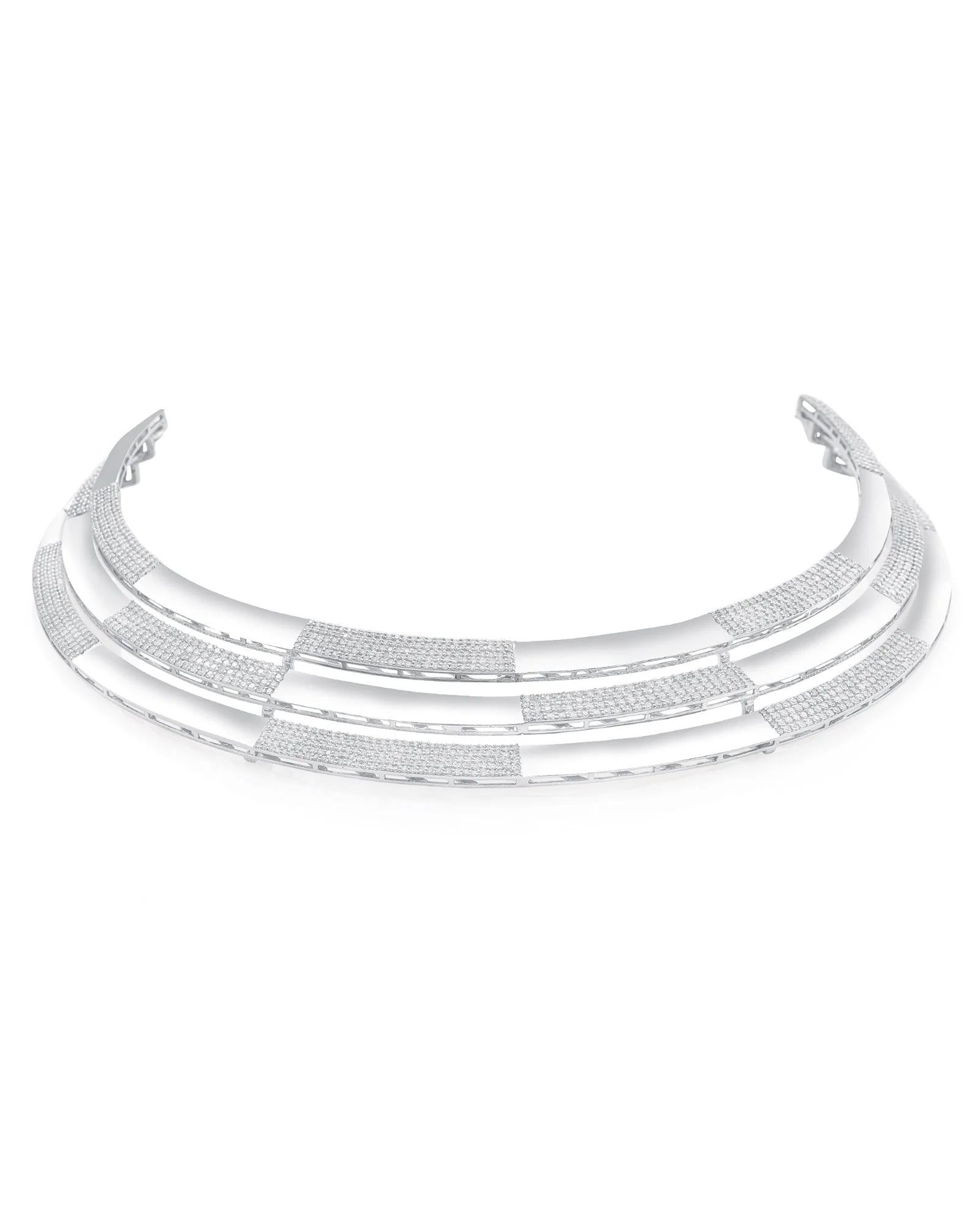 Egyptian Necklace- White Gold