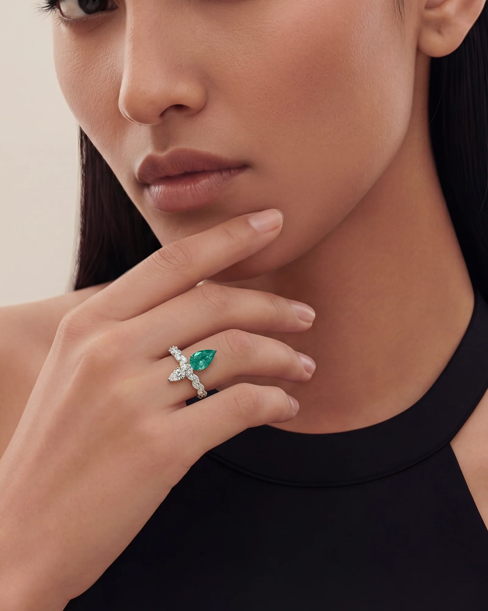 Emerald Anchor Ring - Image 2