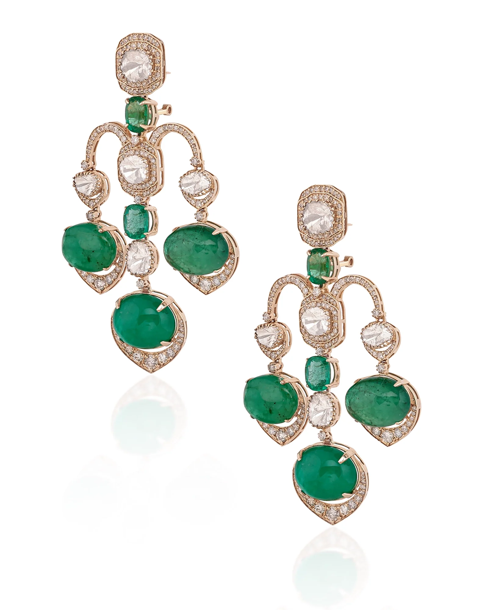 Emerald Bagh Earrings - Image 3