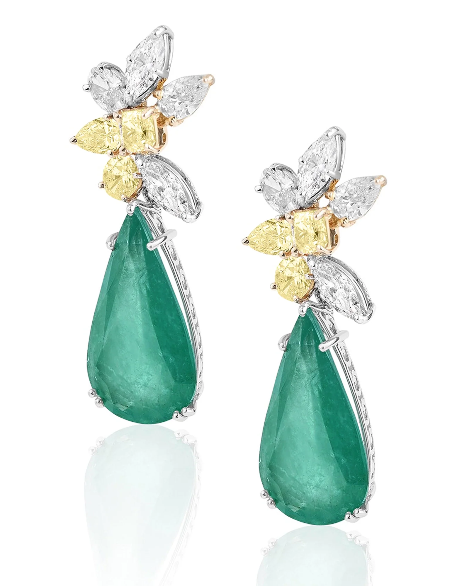 Emerald Descent Earrings - Image 2
