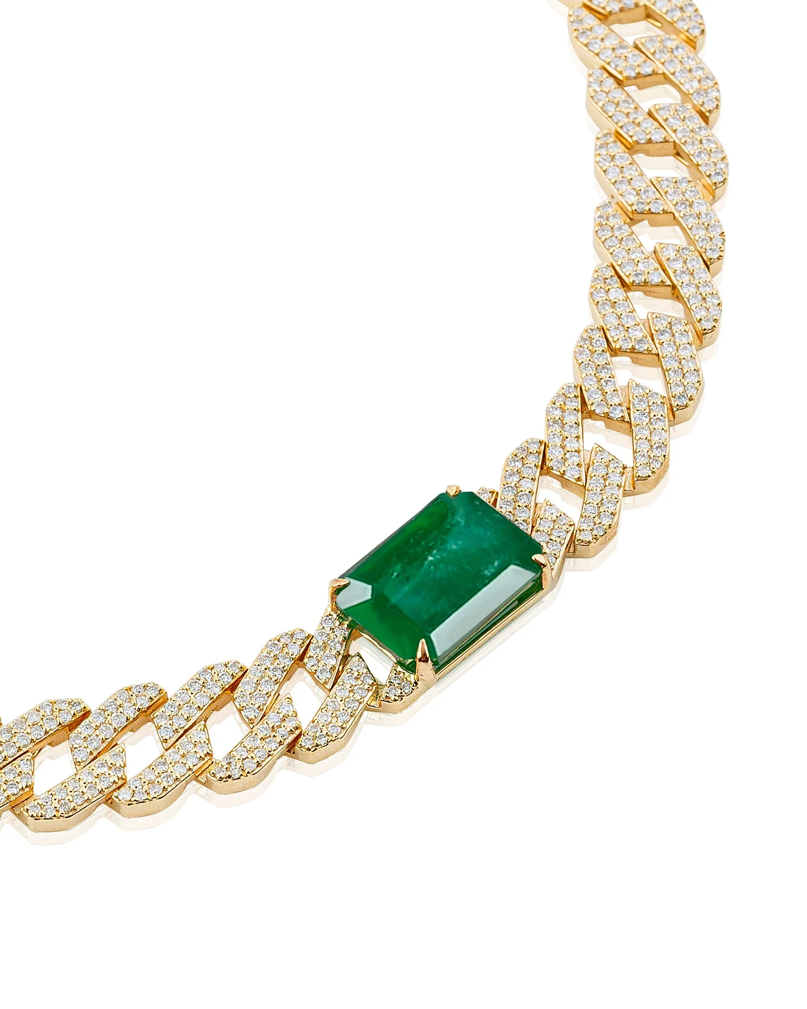 Emerald Drip Curb Chain - Image 3
