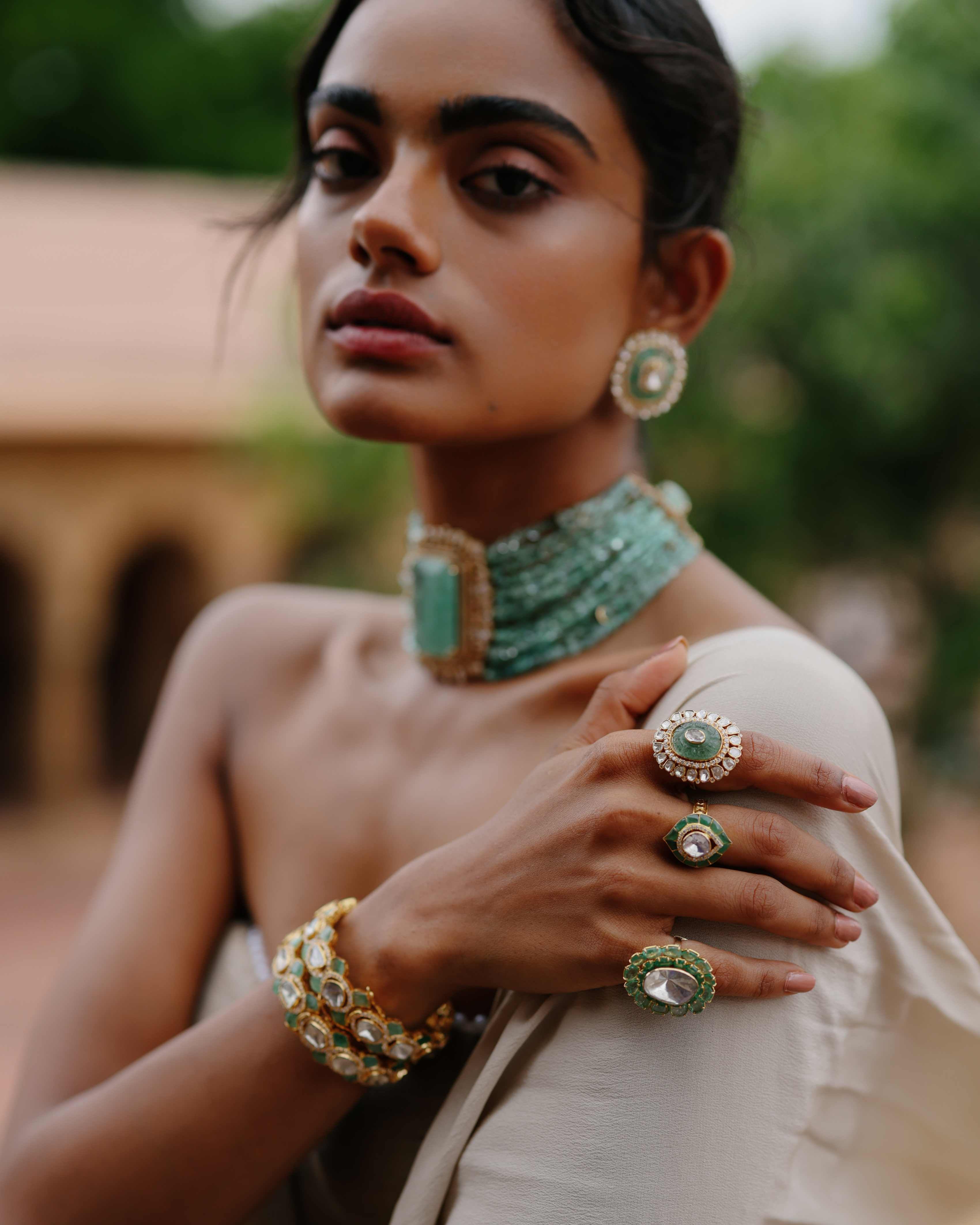 Emerald Duet Ring - Image 4