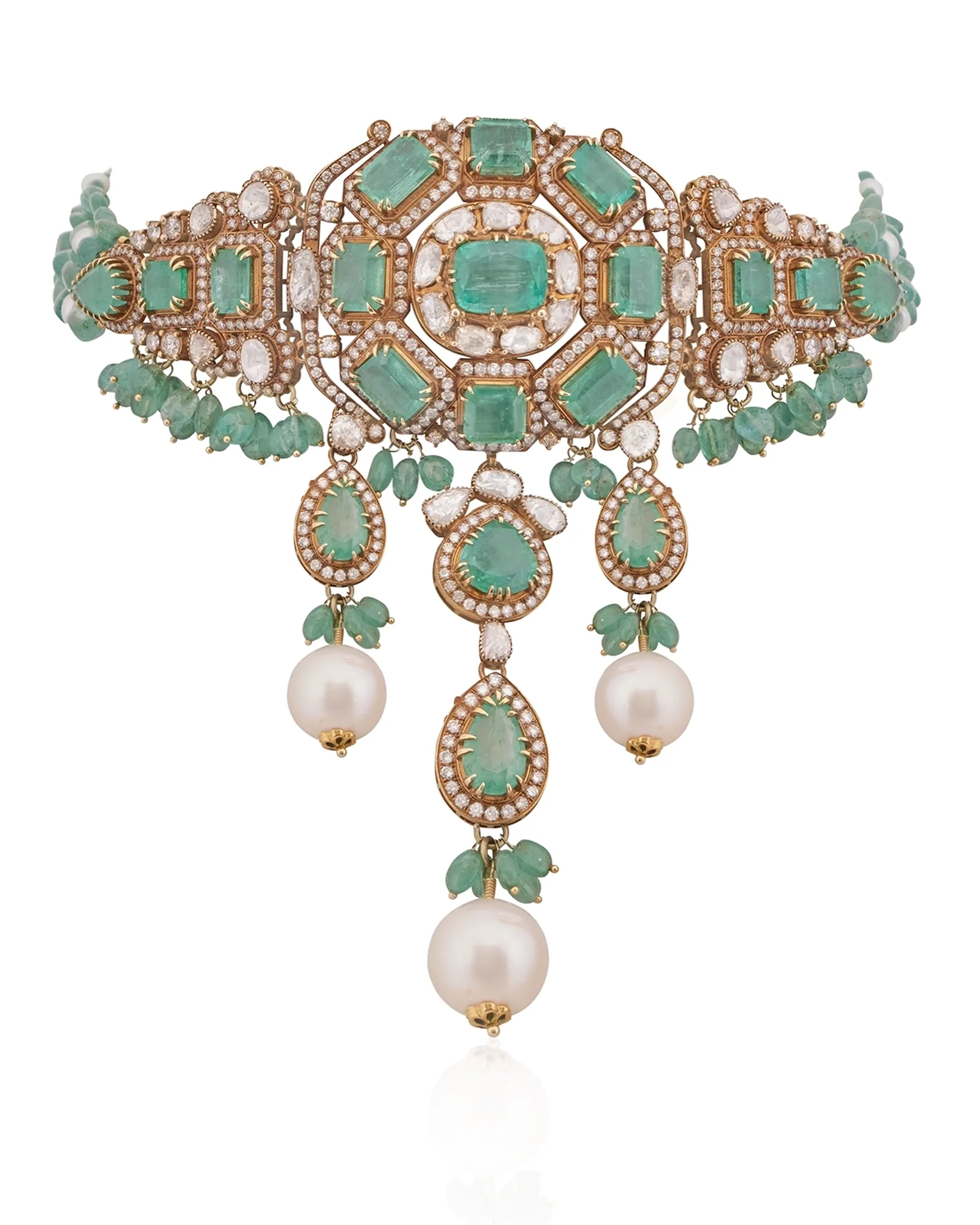 Emerald Durbar Choker