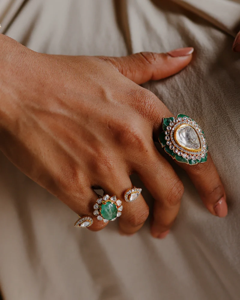 Double The Fun Ring (Emerald) - Image 3