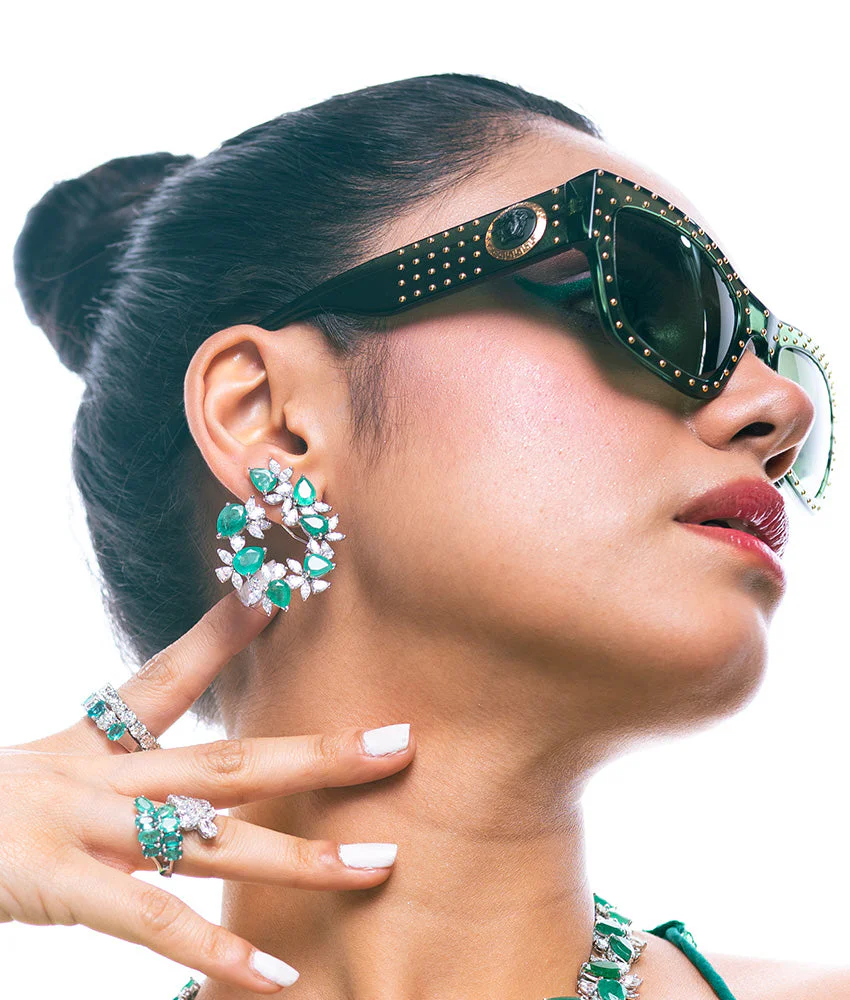 Emerald Lush Soiree Earrings - Image 5