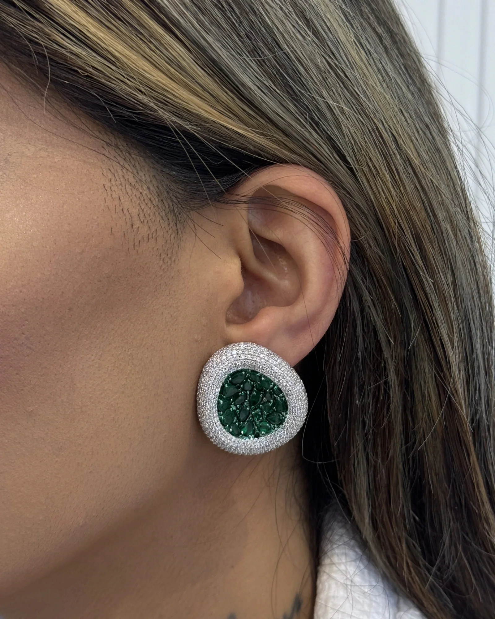 Emerald Oasis Studs - Image 2