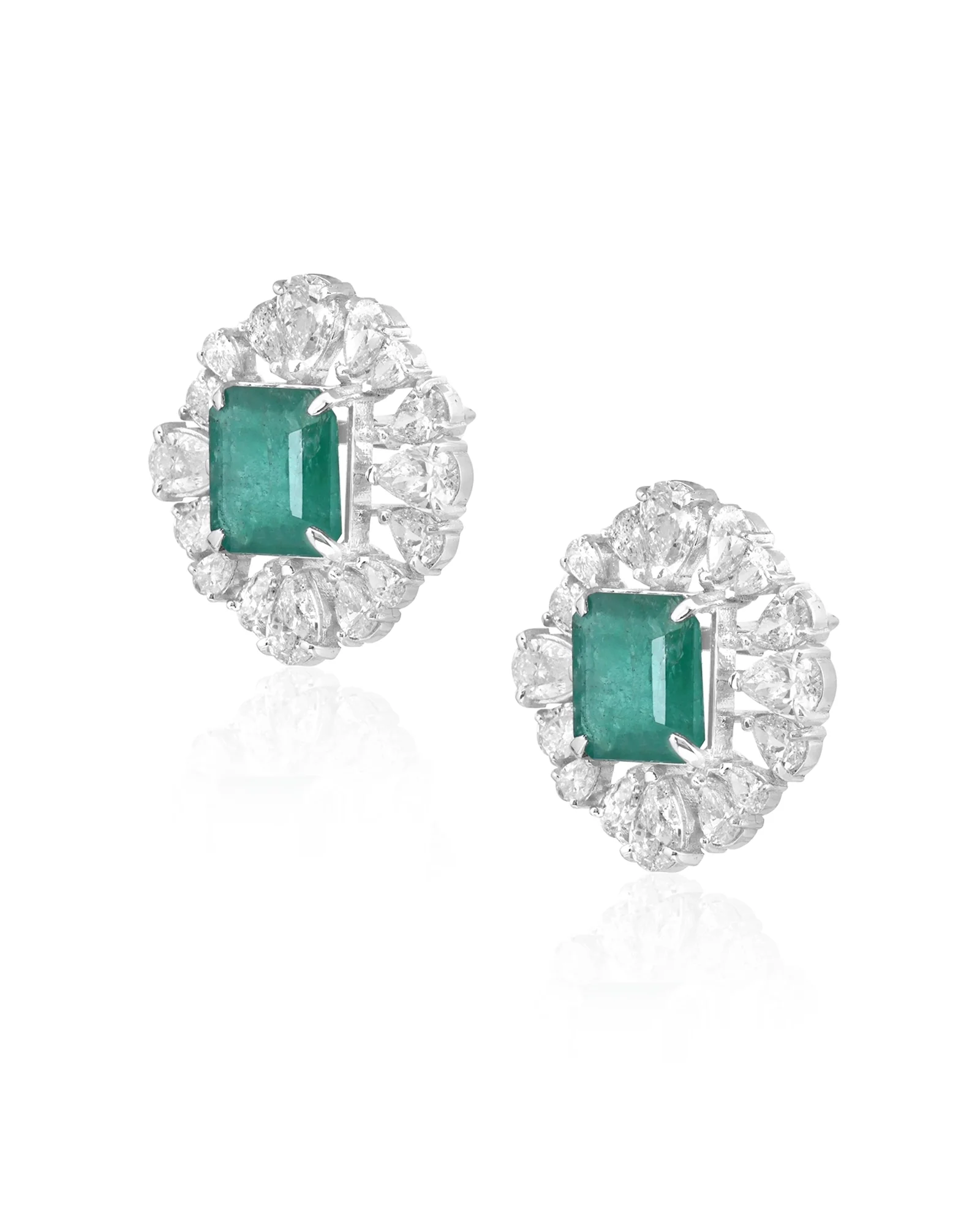 Emerald Orbit Earrings - Image 3