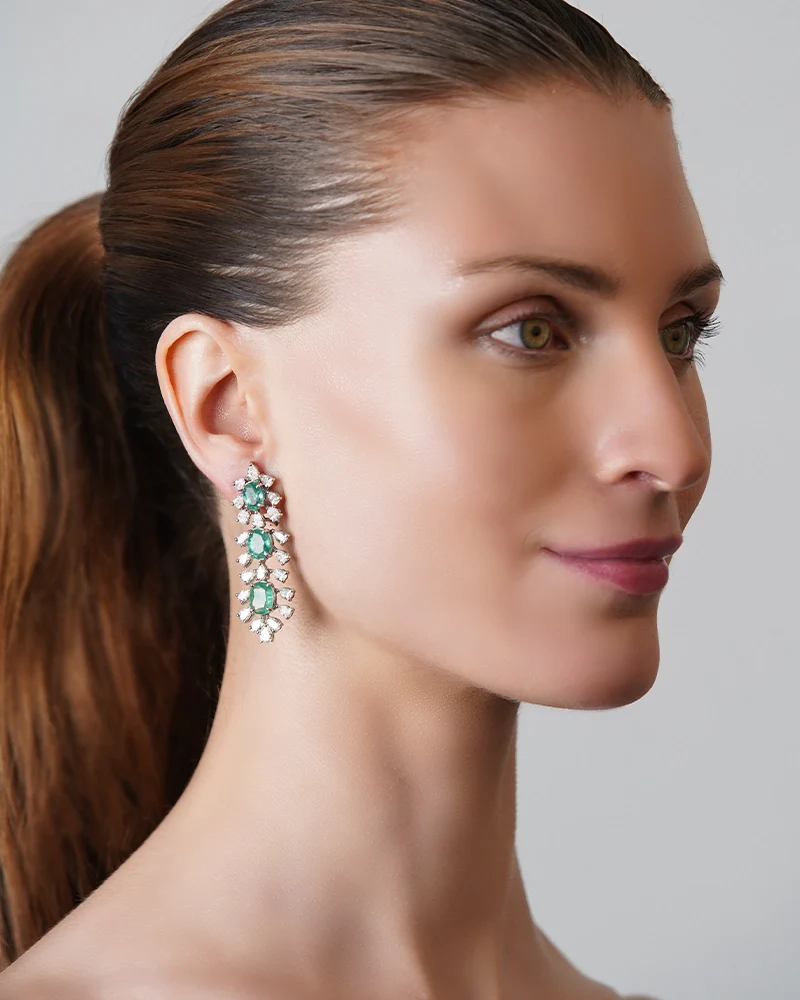 Emerald Overdose Earrings - Image 3