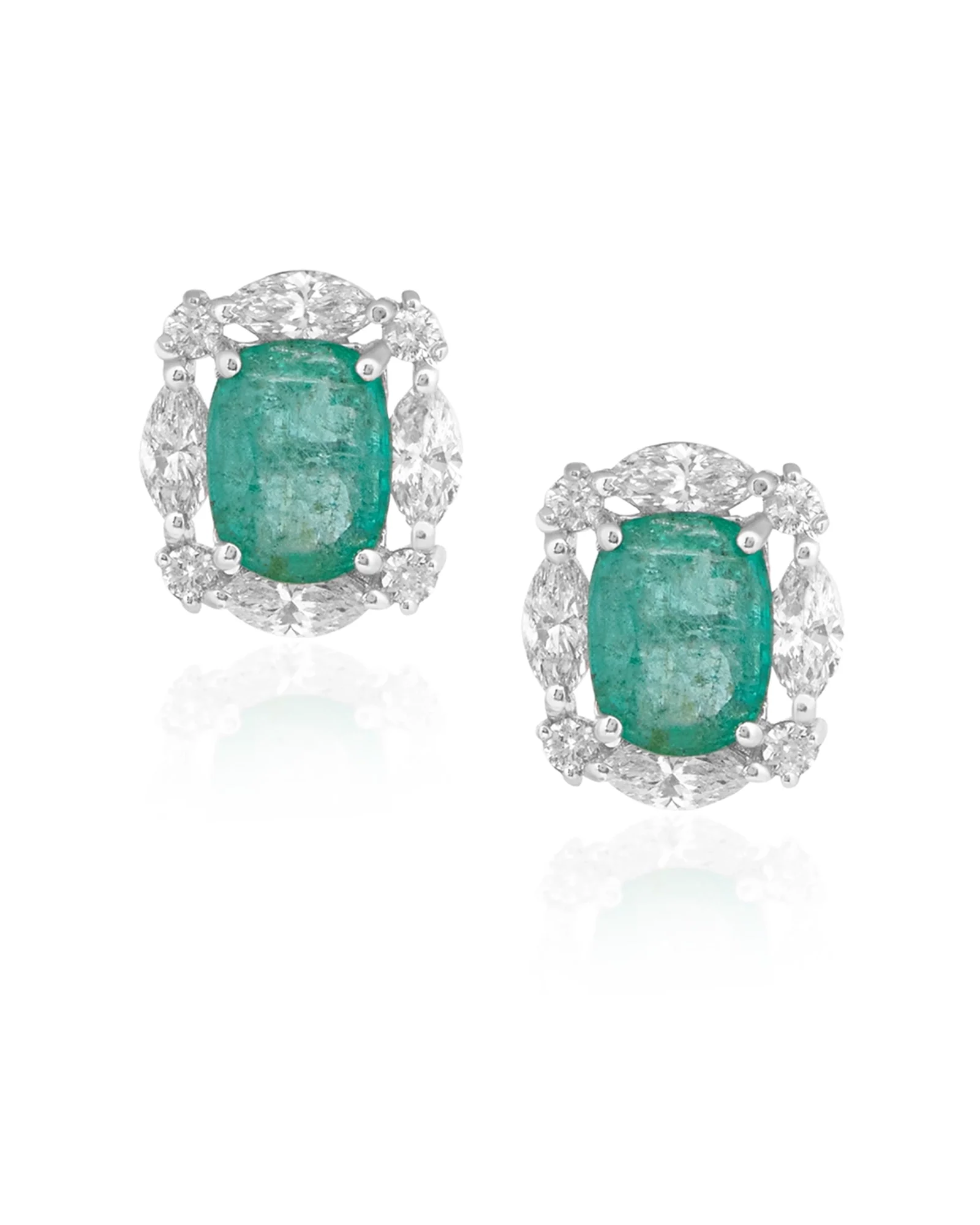 Emerald Pop Studs