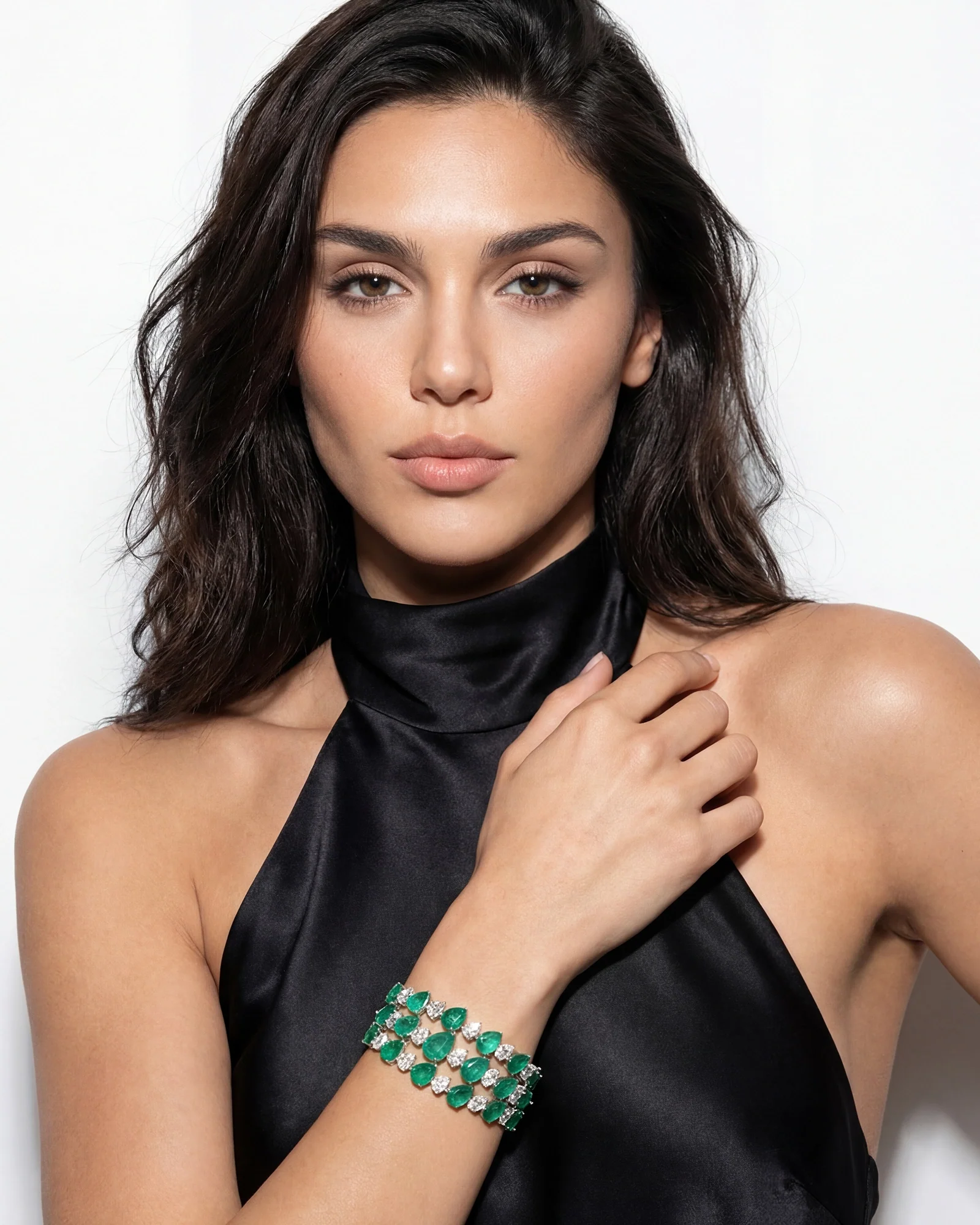 Emerald Raindrop Cuff - Image 2