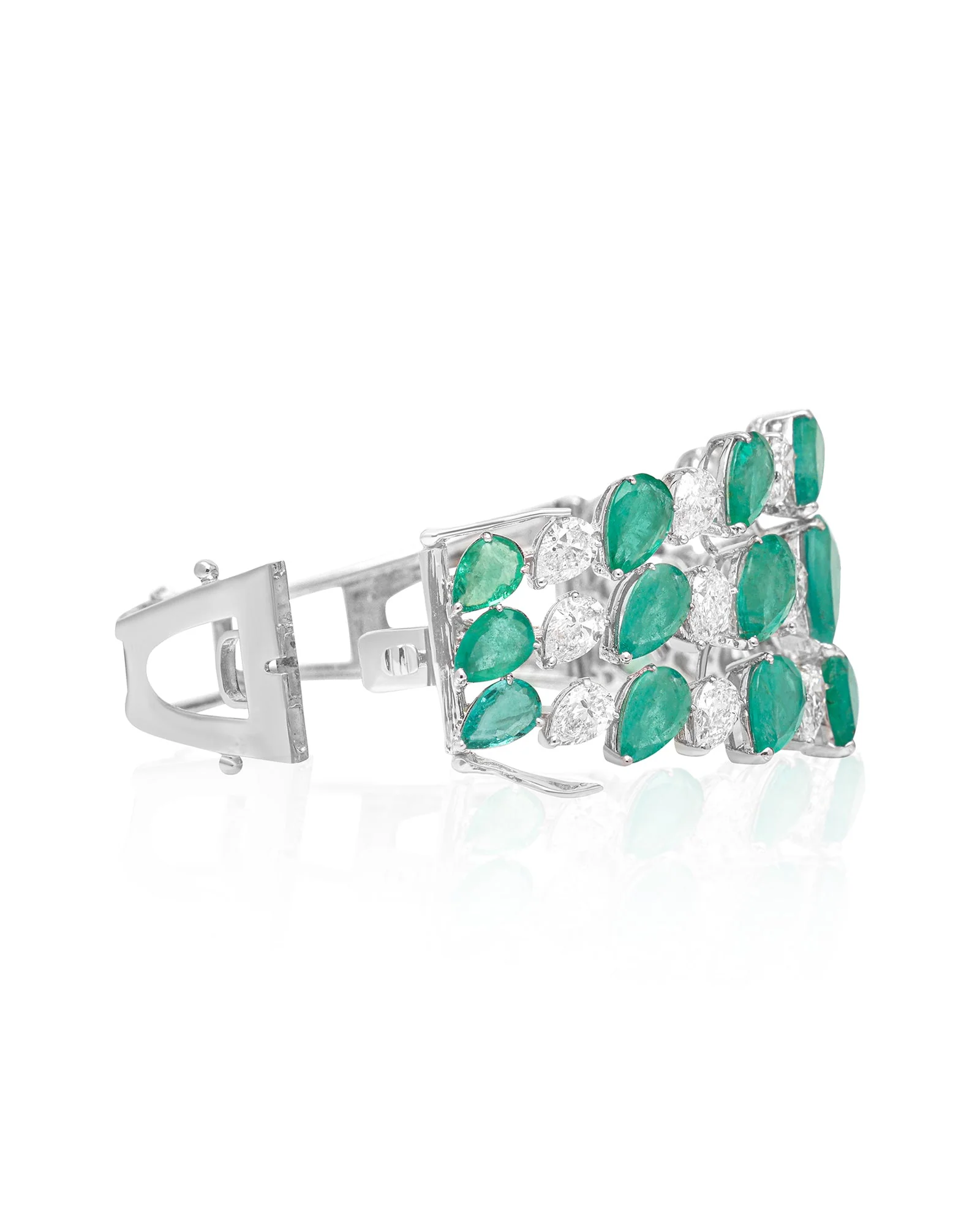 Emerald Raindrop Cuff - Image 4