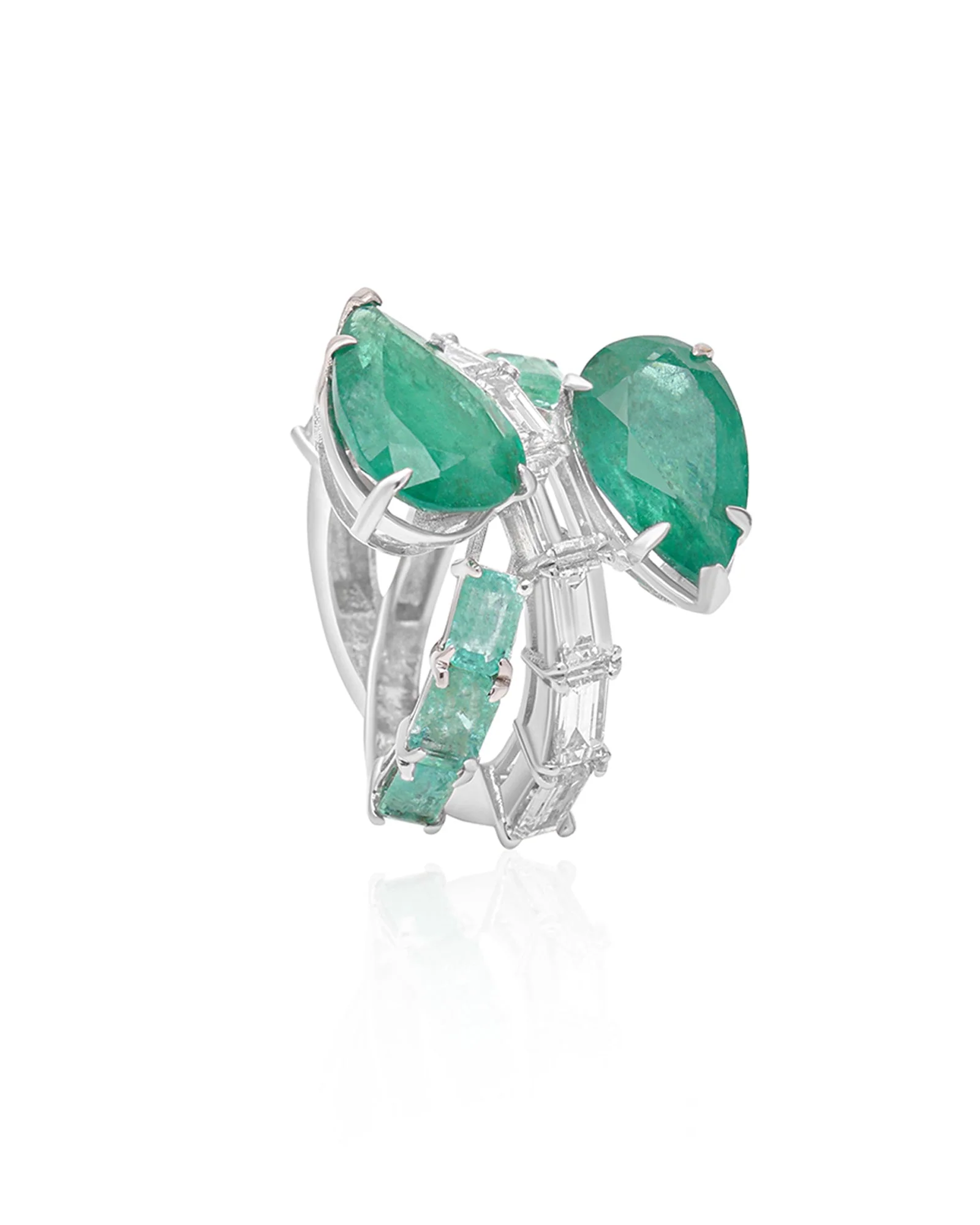 Emerald Serenade Ring - Image 3