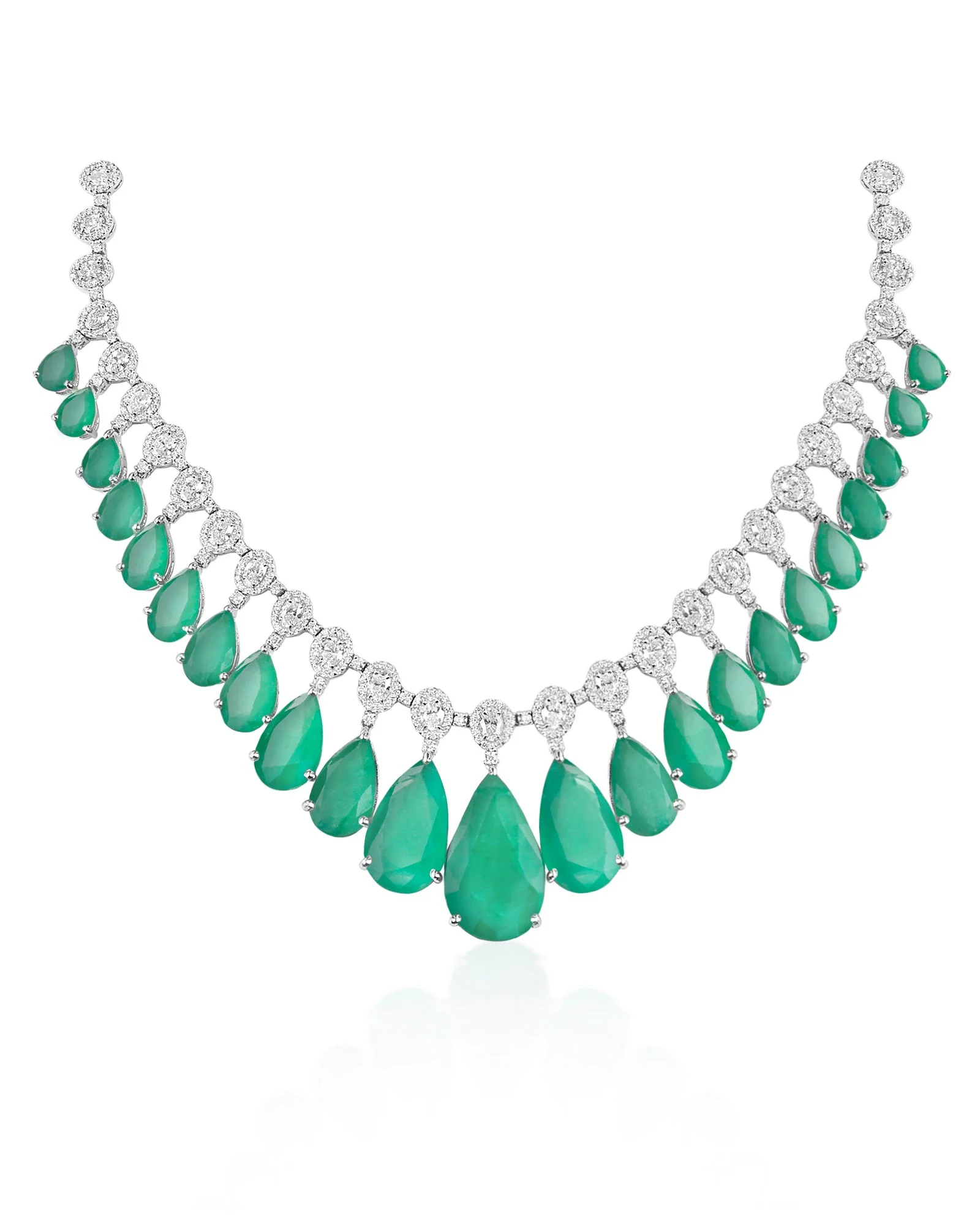 Emerald Waterfall 2.0 Necklace