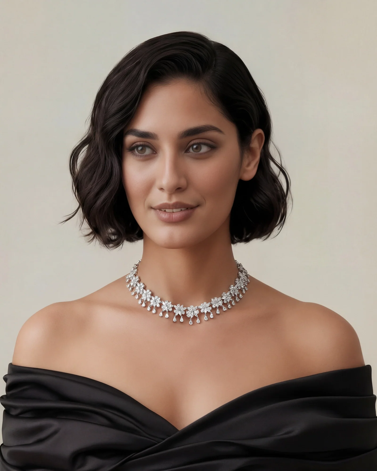 Flora Drop Necklace - Image 3