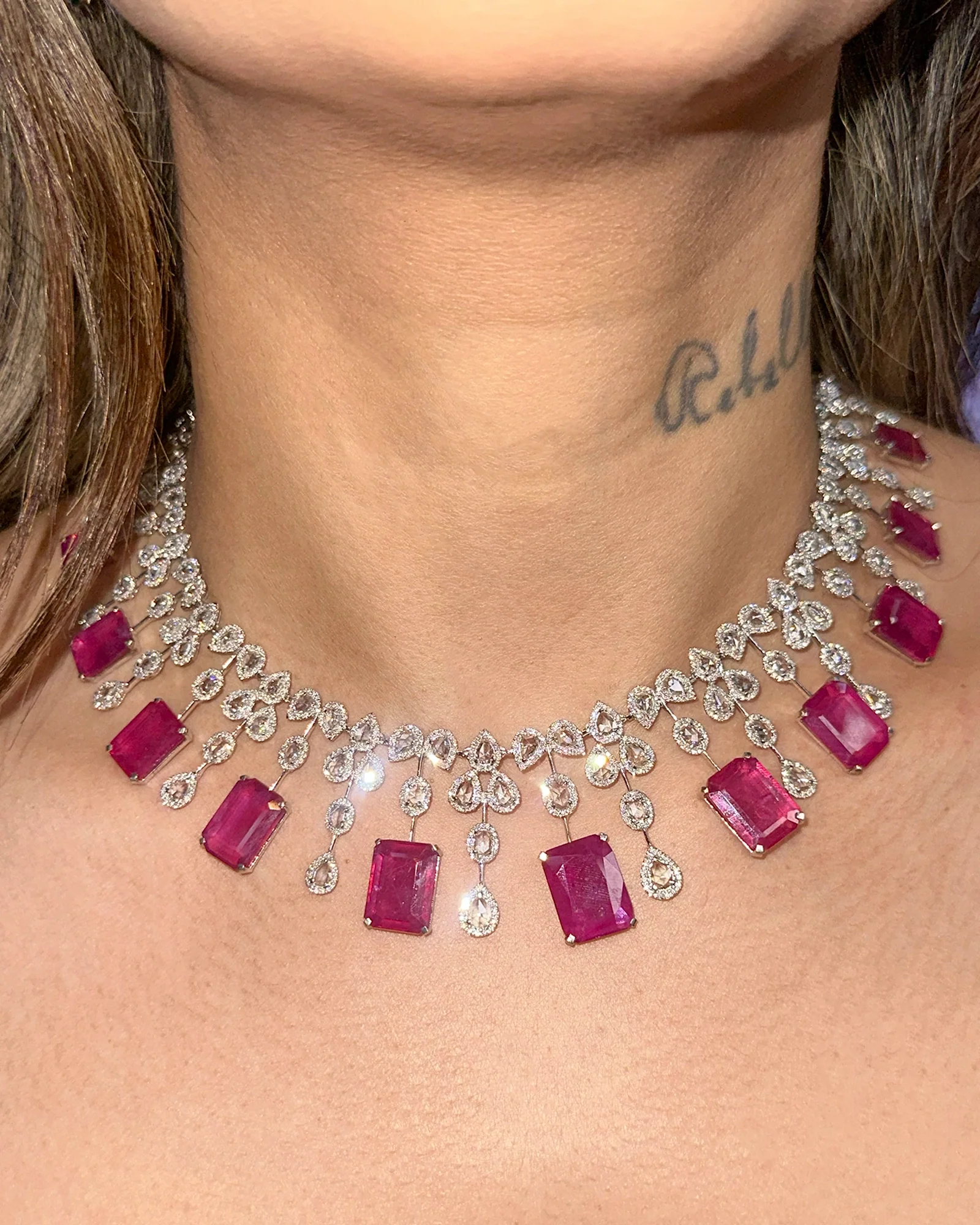 Frida Ruby Necklace - Image 3