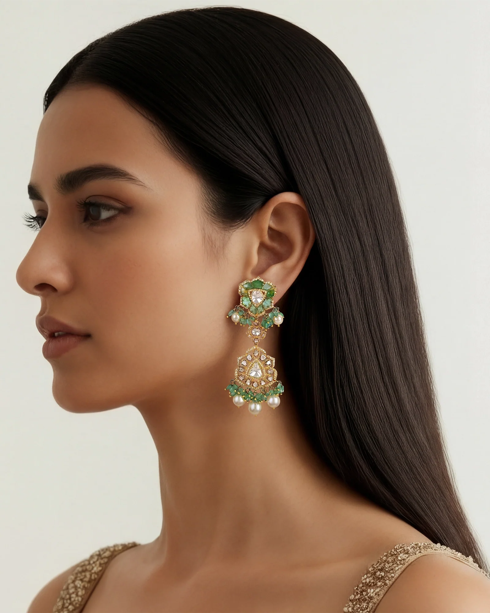 Gul Taj Earrings - Image 2