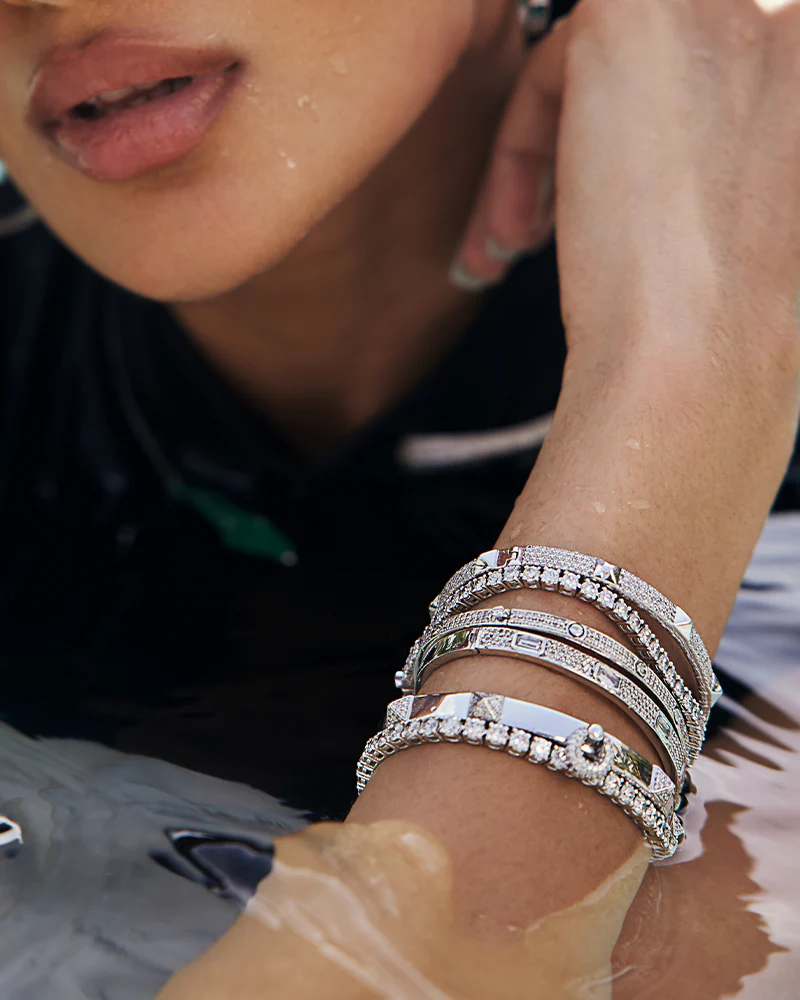 Hardware 2.0 White Gold Bracelet - Image 4