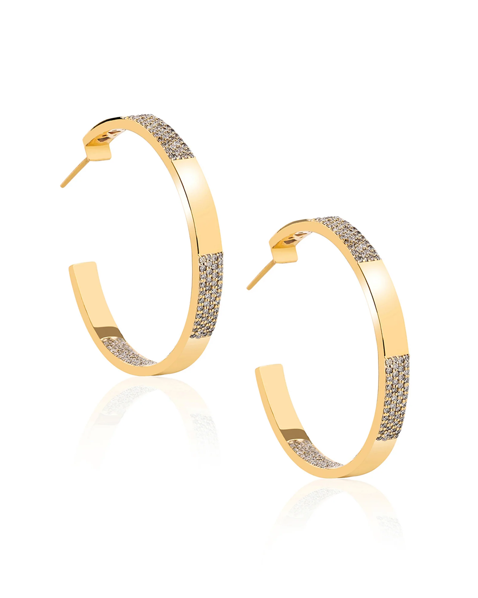 Golden Jazz Hoops - Image 2