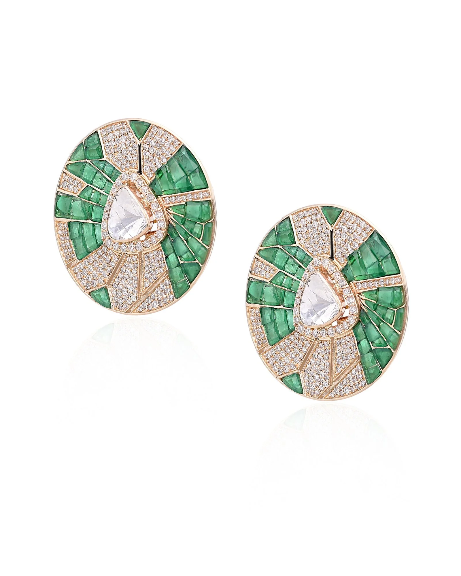 Haute In Green Studs - Image 2
