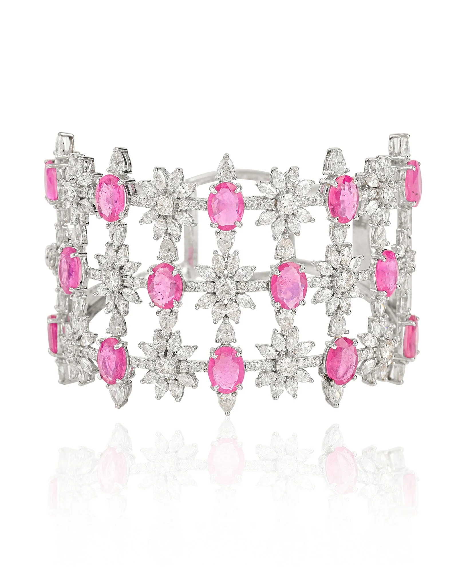 Haute in Rubies Cuff