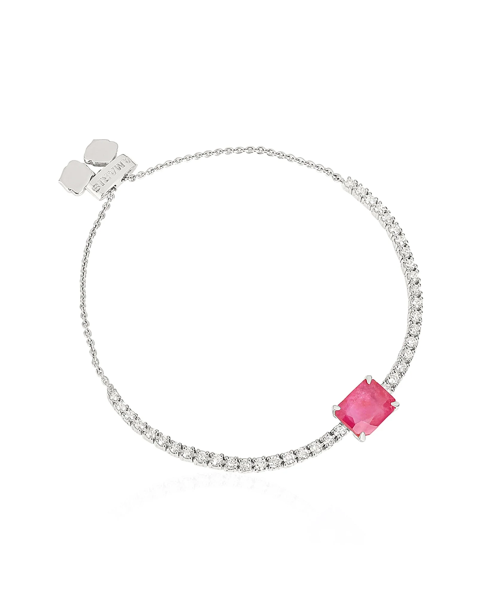 Havana Ruby Tennis Bracelet - Image 2