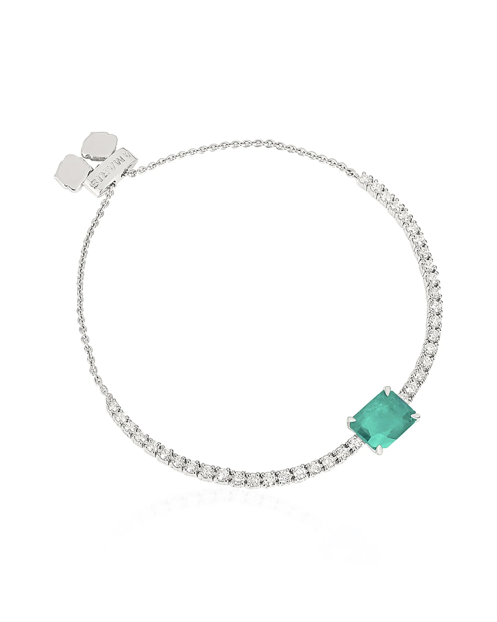 Havana Emerald Tennis Bracelet - Image 3