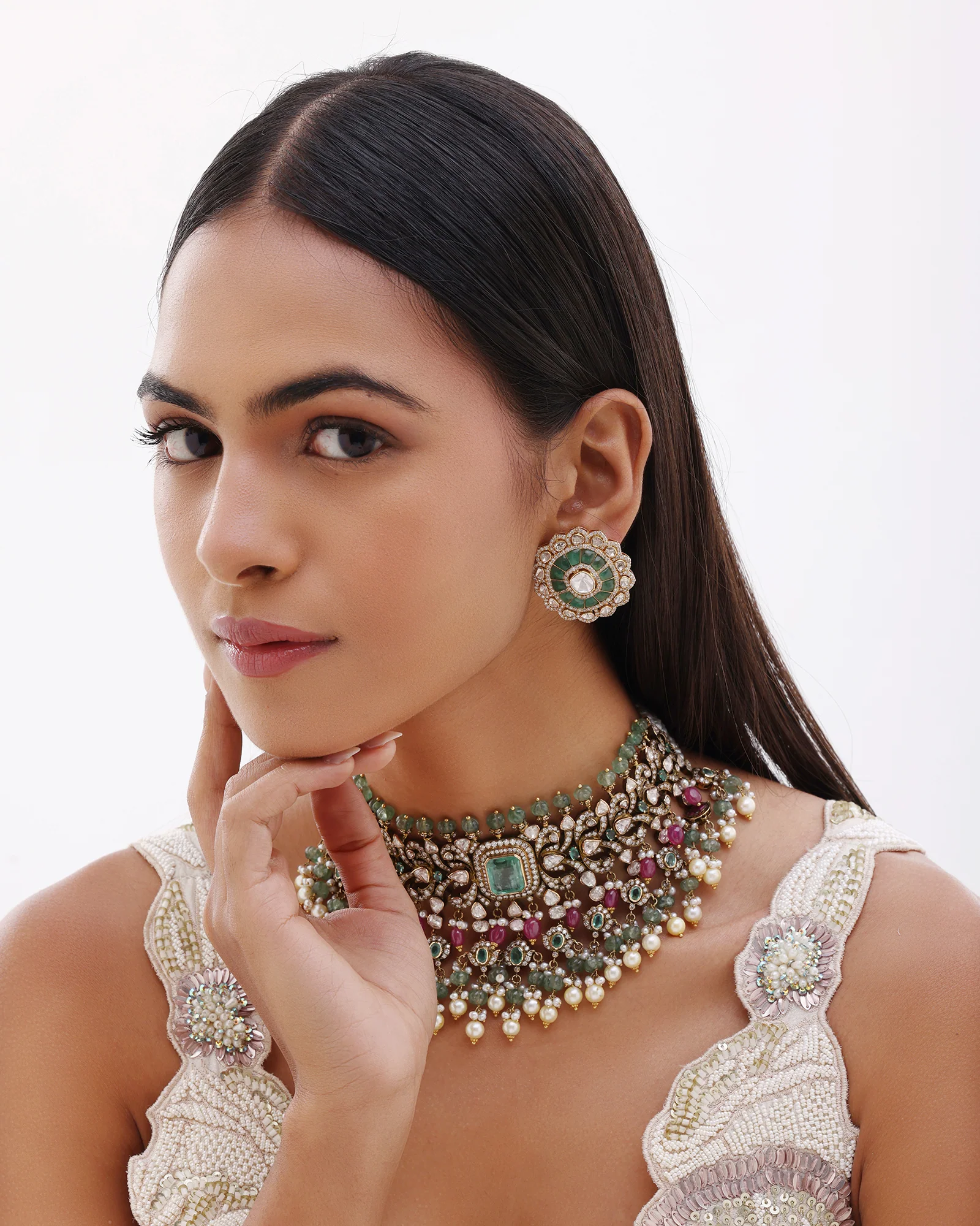 Heera Mandi Polki Choker - Image 4