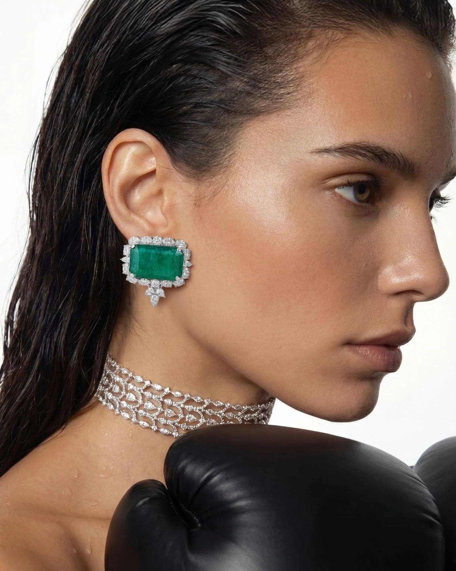 Hepburn Halo Studs - Image 5