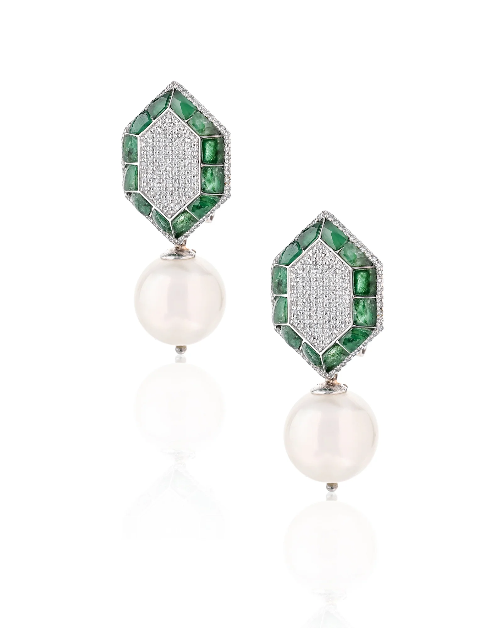 Hexa Drop Earrings - Image 3
