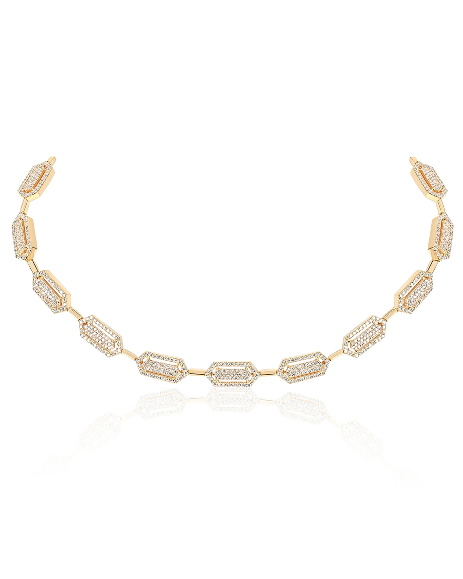 Hexa Flex Tennis Necklace
