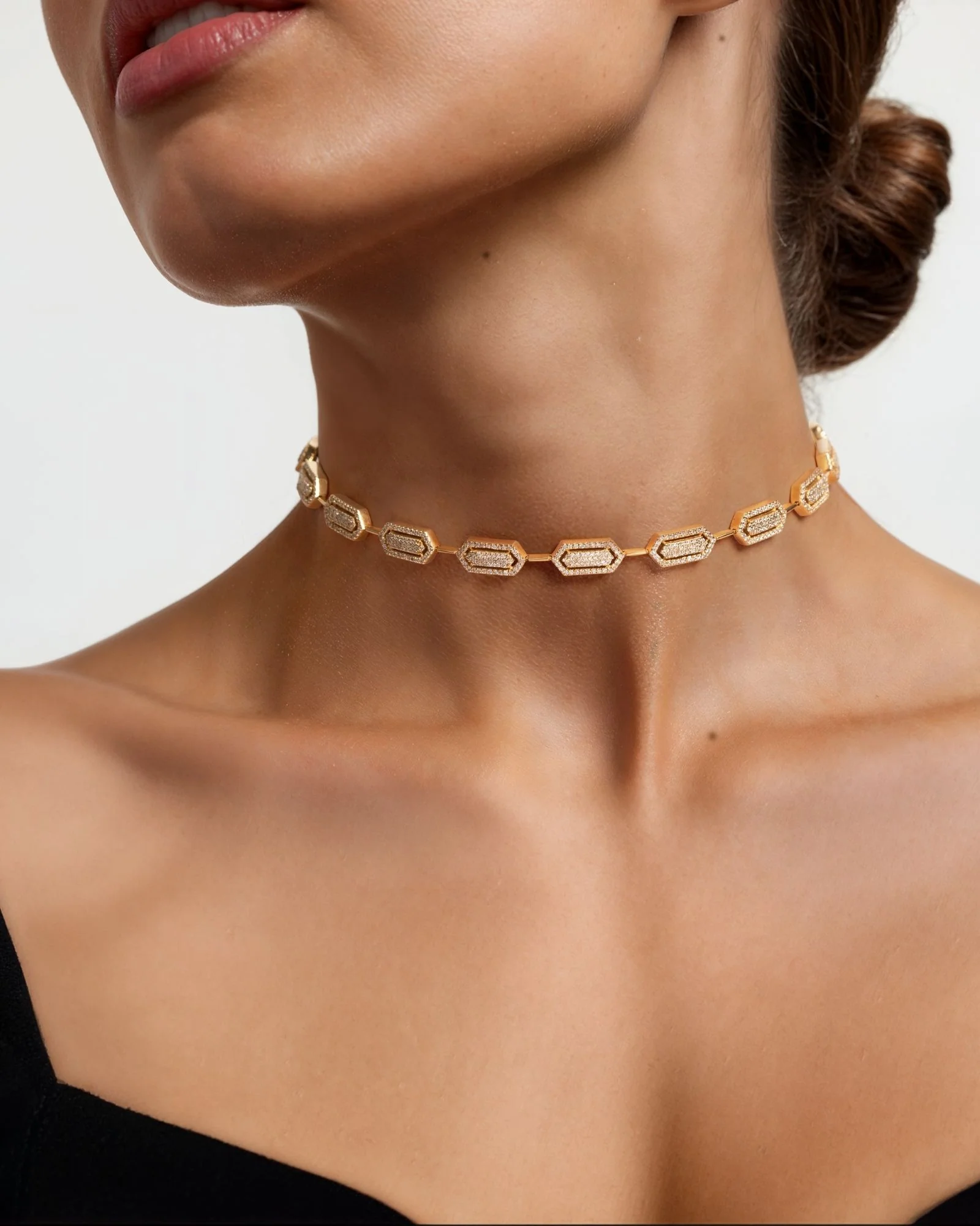 Hexa Flex Tennis Necklace - Image 2