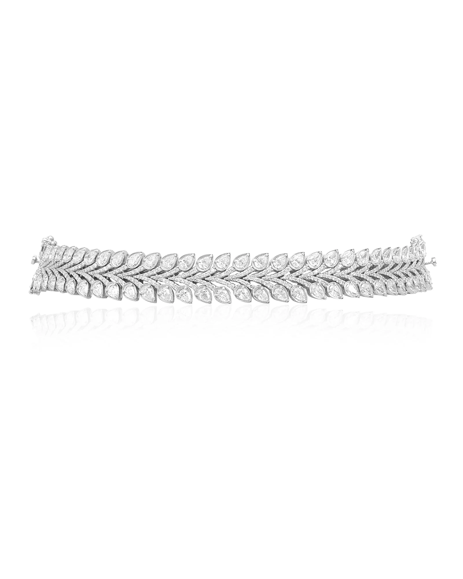 Ice Chevron Necklace cum Bracelet