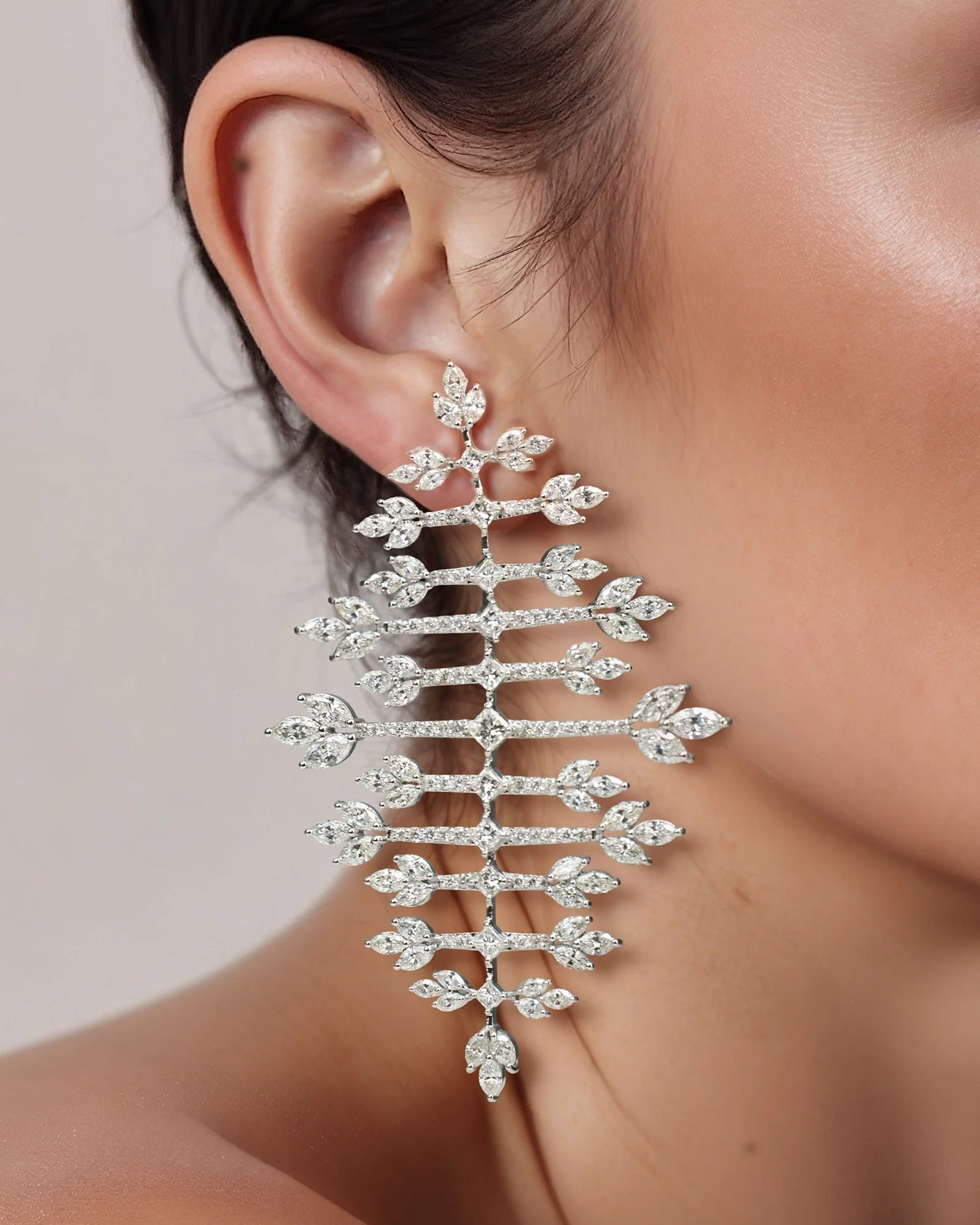 Ice Queen Diamond Earrings - Image 2