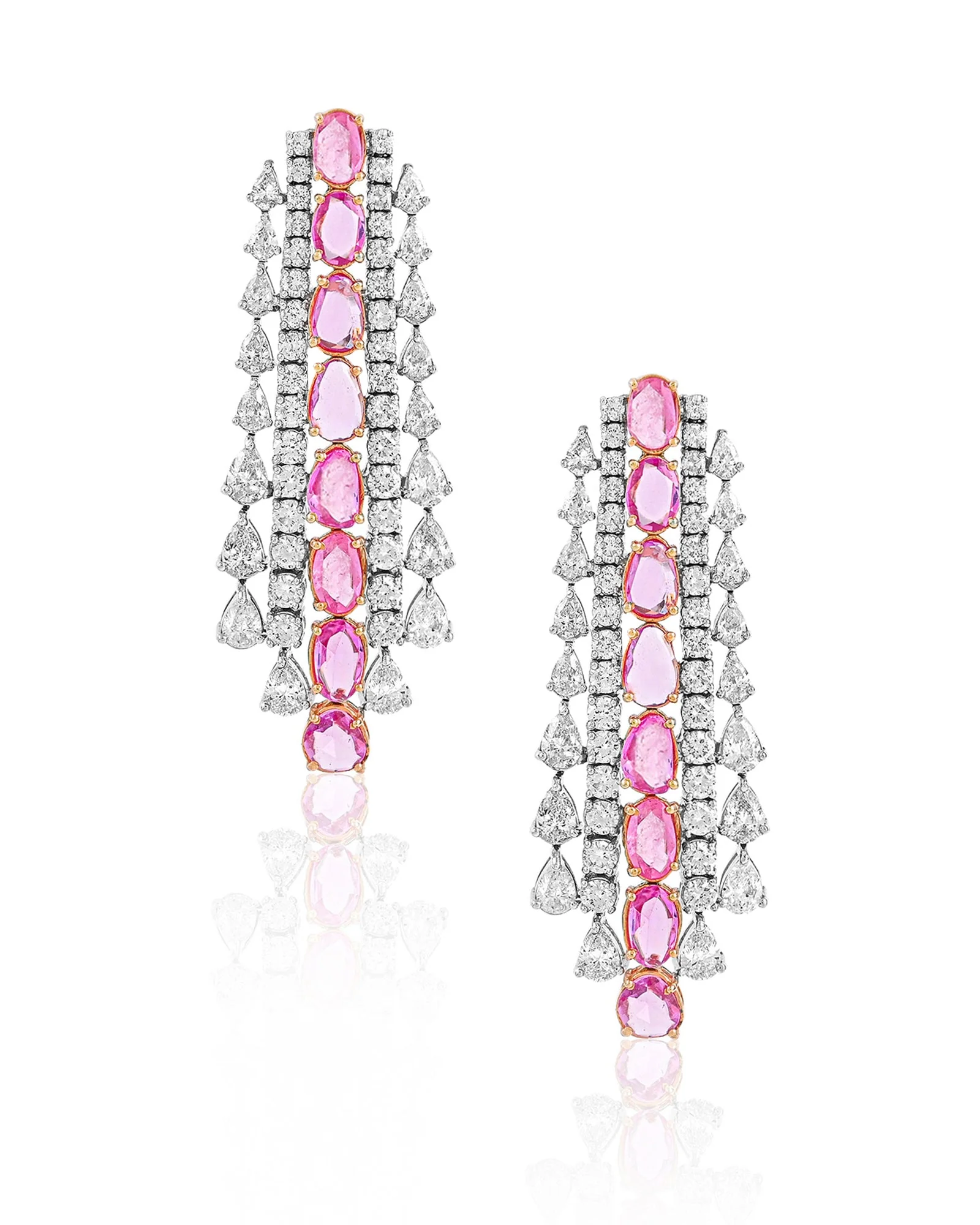 Iris Ruby Earrings