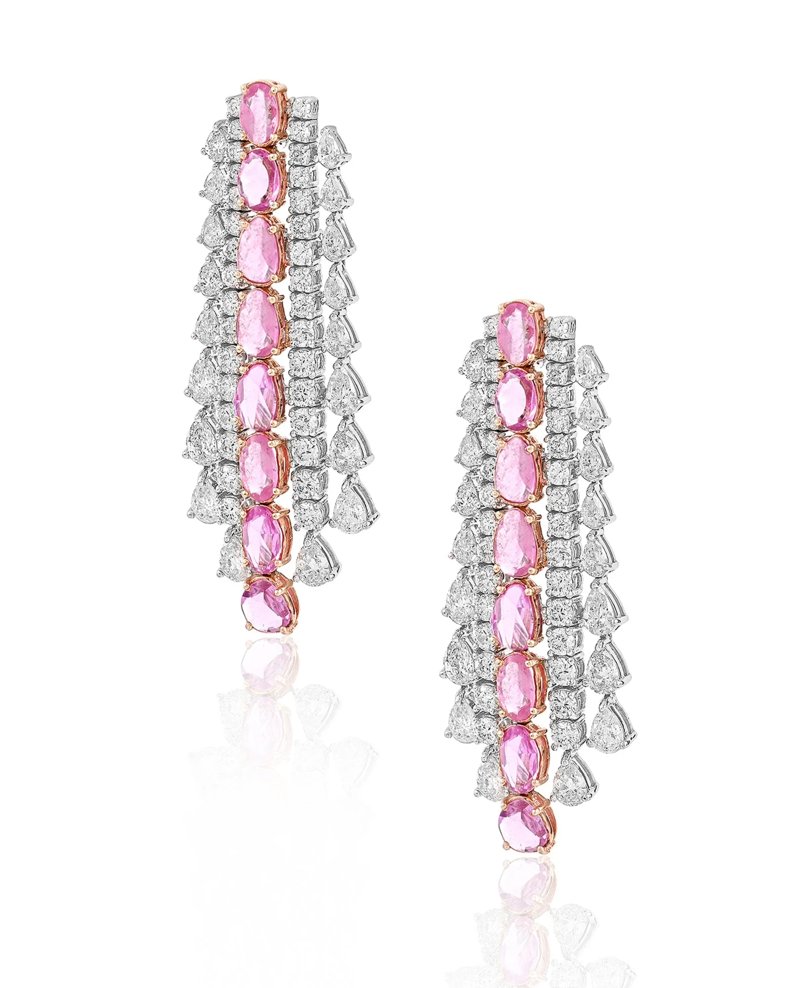 Iris Ruby Earrings - Image 3