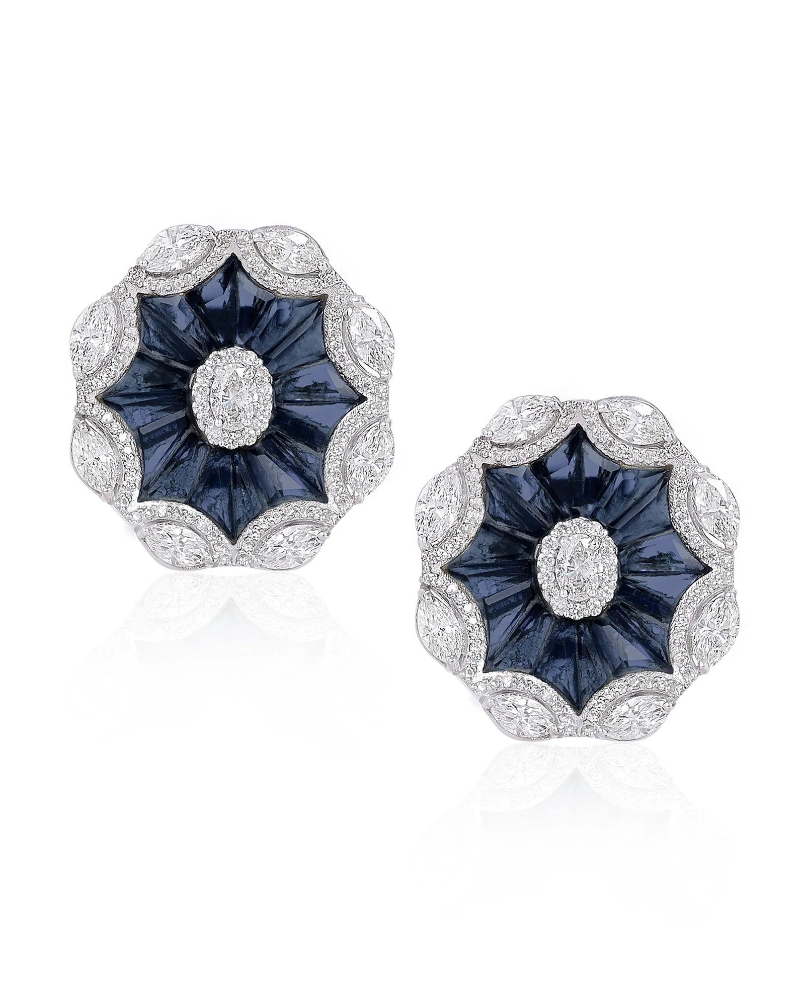 Jackie Blue Studs
