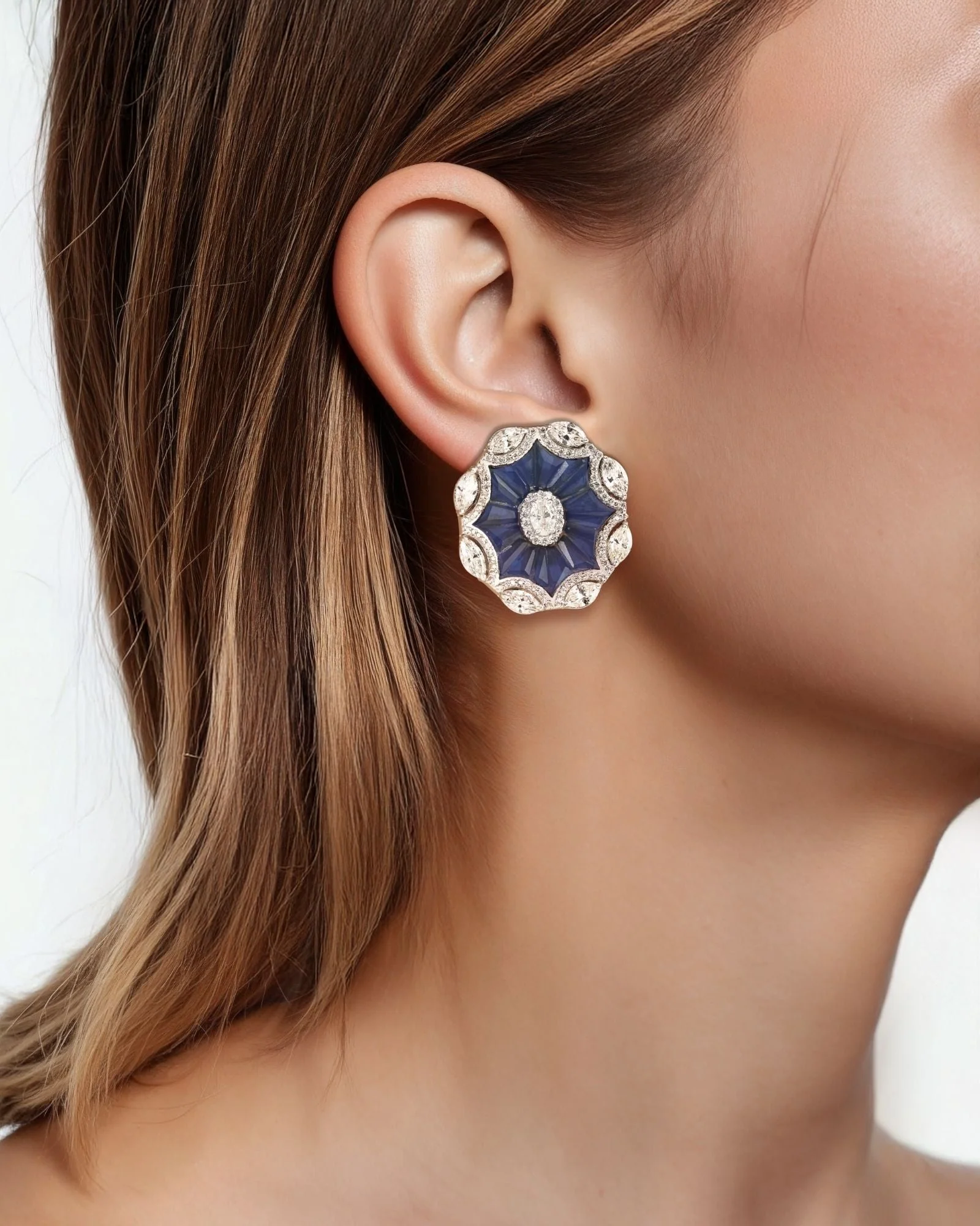 Jackie Blue Studs - Image 2