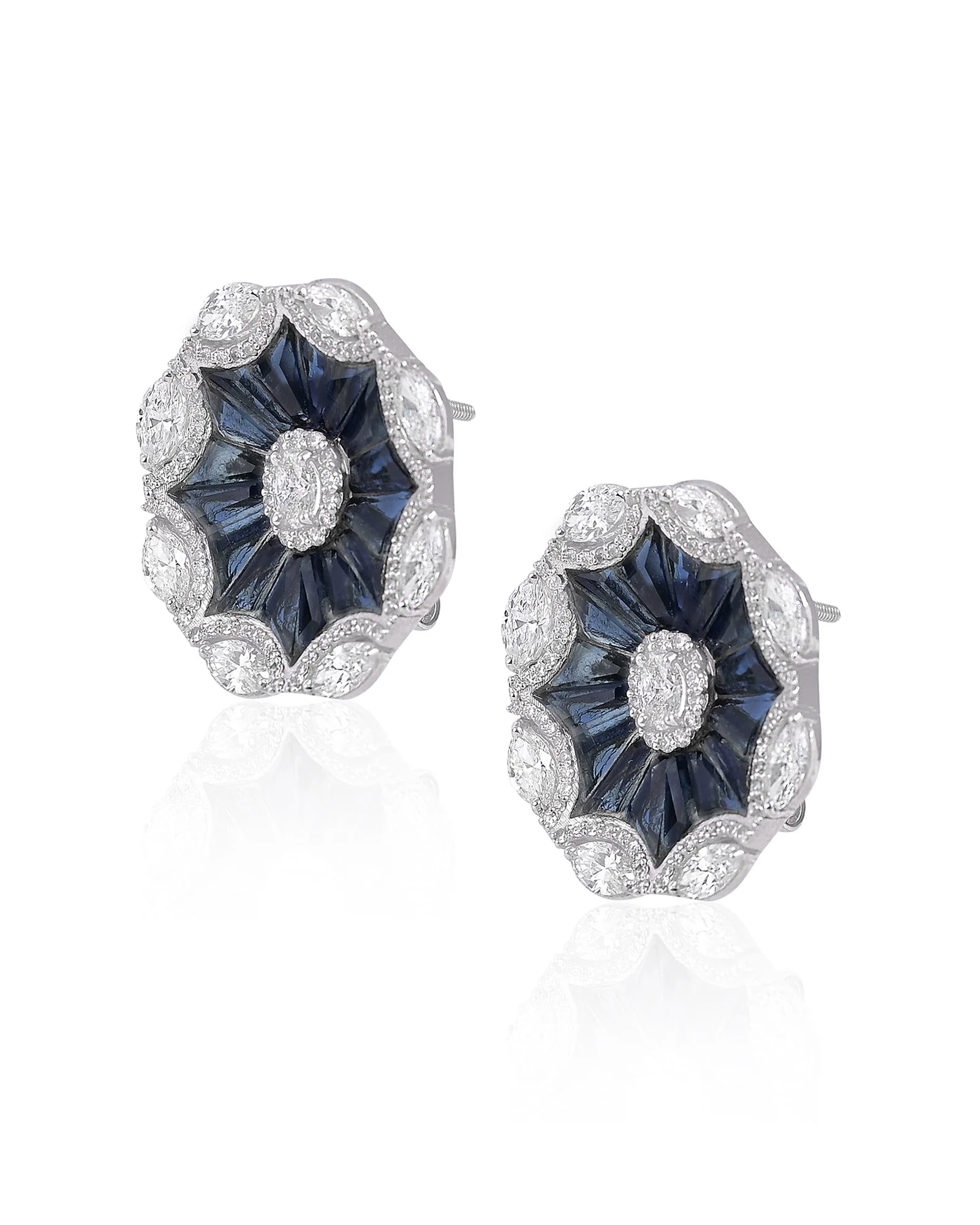 Jackie Blue Studs - Image 3