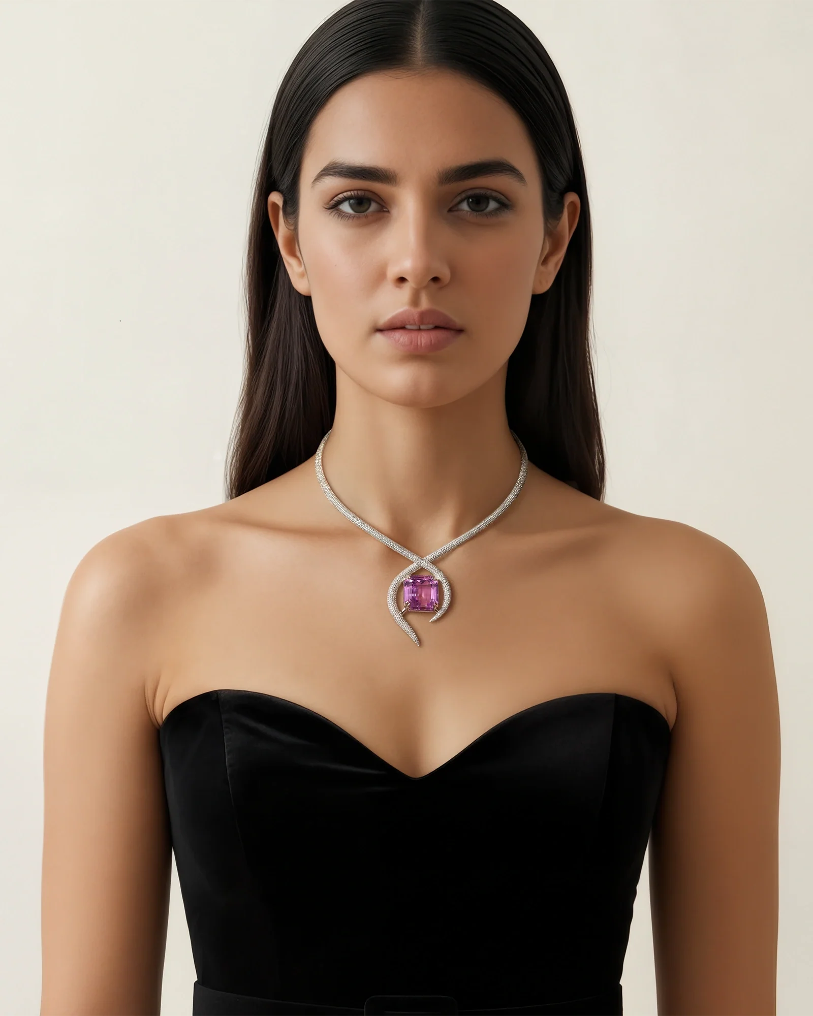 Kunzite Tangle Necklace - Image 3